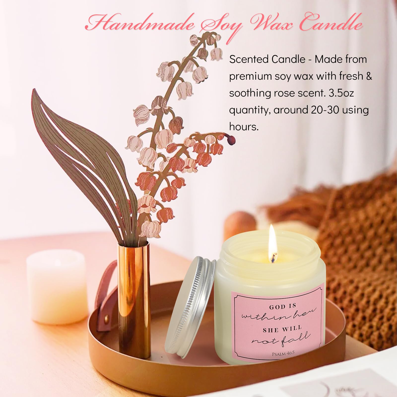 **Christian Gifts for Women - Inspirational Religious Gift Set for Mom, Sister, Grandma & Friends - Spiritual Birthday & Catholic Gifts - Perfect for Prayer, Bible Study & Daily Encouragement**