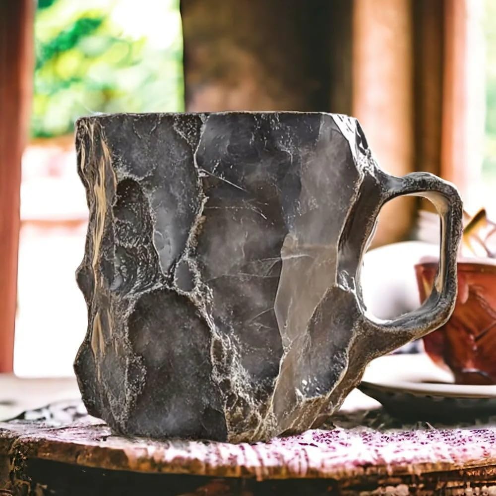 2024 Elegant Luxury Mineral Crystal Coffee Mug - Blue A | Durable & Stylish Crystal Coffee Cup for Home, Office, or Gift | Perfect for Hot & Cold Beverages, Tea, Espresso, and Daily Use