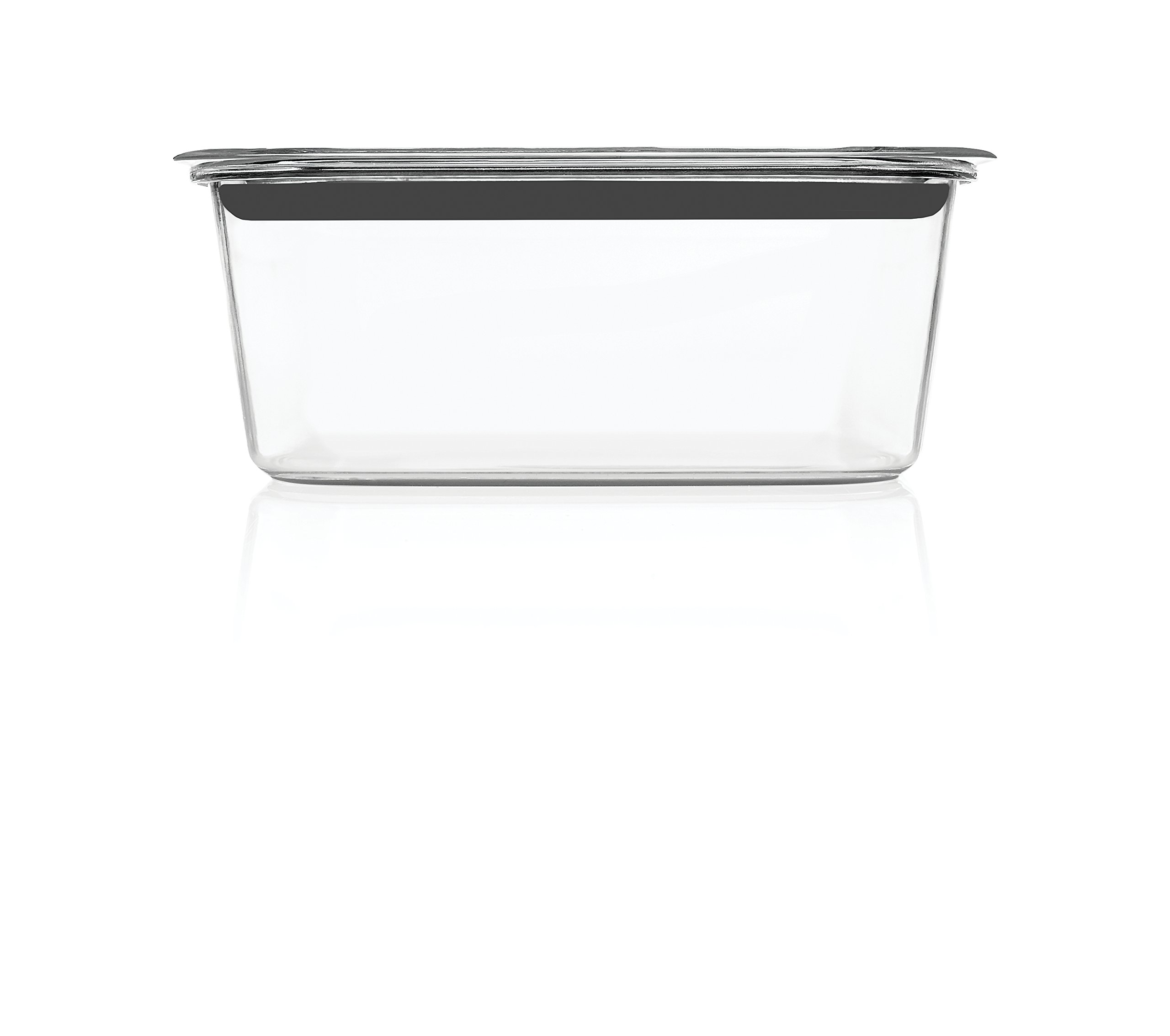 Rubbermaid Brilliance BPA-Free Glass Food Storage Containers with Lids - 3.2 Cup & 9.6 Cup Leakproof Set of 4 (Medium & Large) - Perfect for Meal Prep, Leftovers, and Pantry Organization