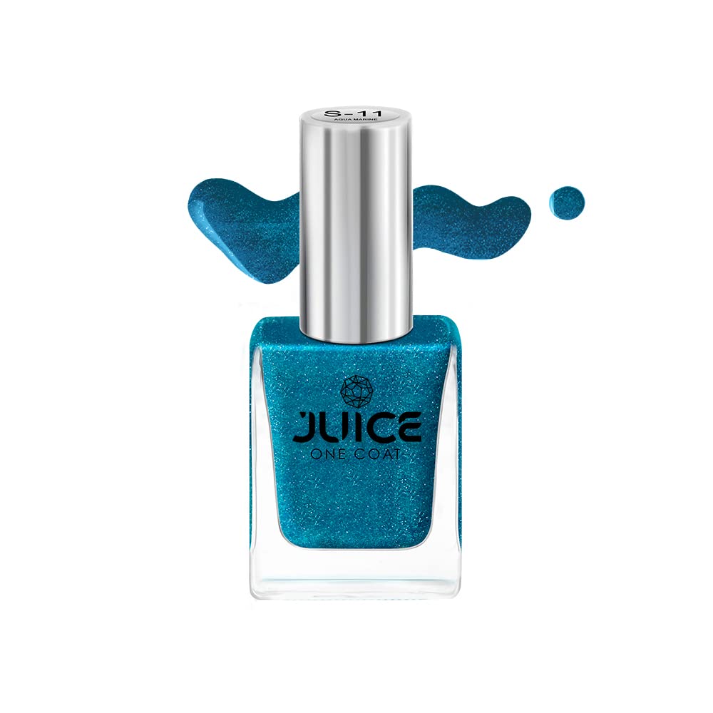 JUICE Quick-Dry Nail Polish Set - Long Lasting Chip Resistant Gel Finish with High Gloss (F&D Approved Colors & Pigments) | 3-in-1 Combo Kit Includes Polish & Remover | Perfect for Salon Quality Manicures at Home, Parties & Special Occasions