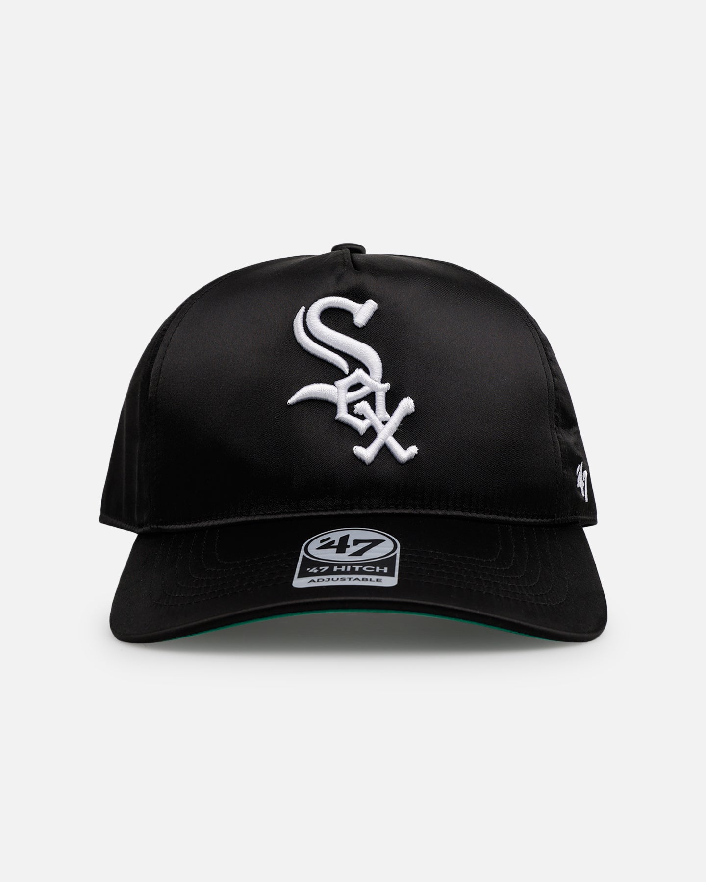 47 Brand Chicago White Sox 'Silky Way' 47 Hitch Snapback Black Hat - Adjustable Baseball Cap for Men & Women - Perfect for Sports Fans, Casual Wear & Outdoor Activities
