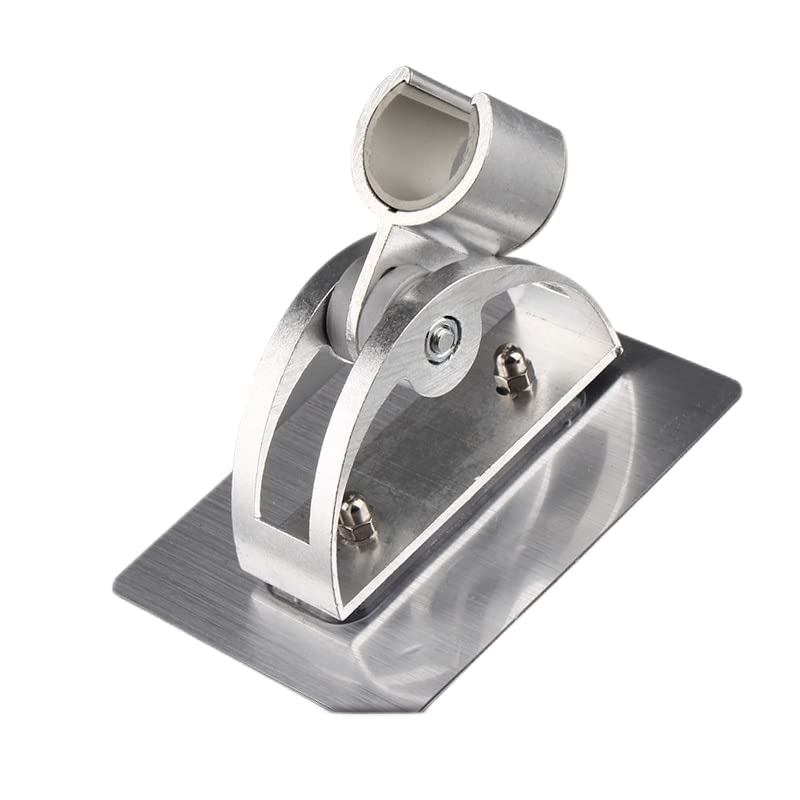 Premium Aluminum Wall Mounted Shower Head Holder - Adjustable Shower Sprayer Bracket for Bathroom, Home & Spa Use - Perfect for Rainfall, Handheld & Fixed Showerheads (Bath Accessories)