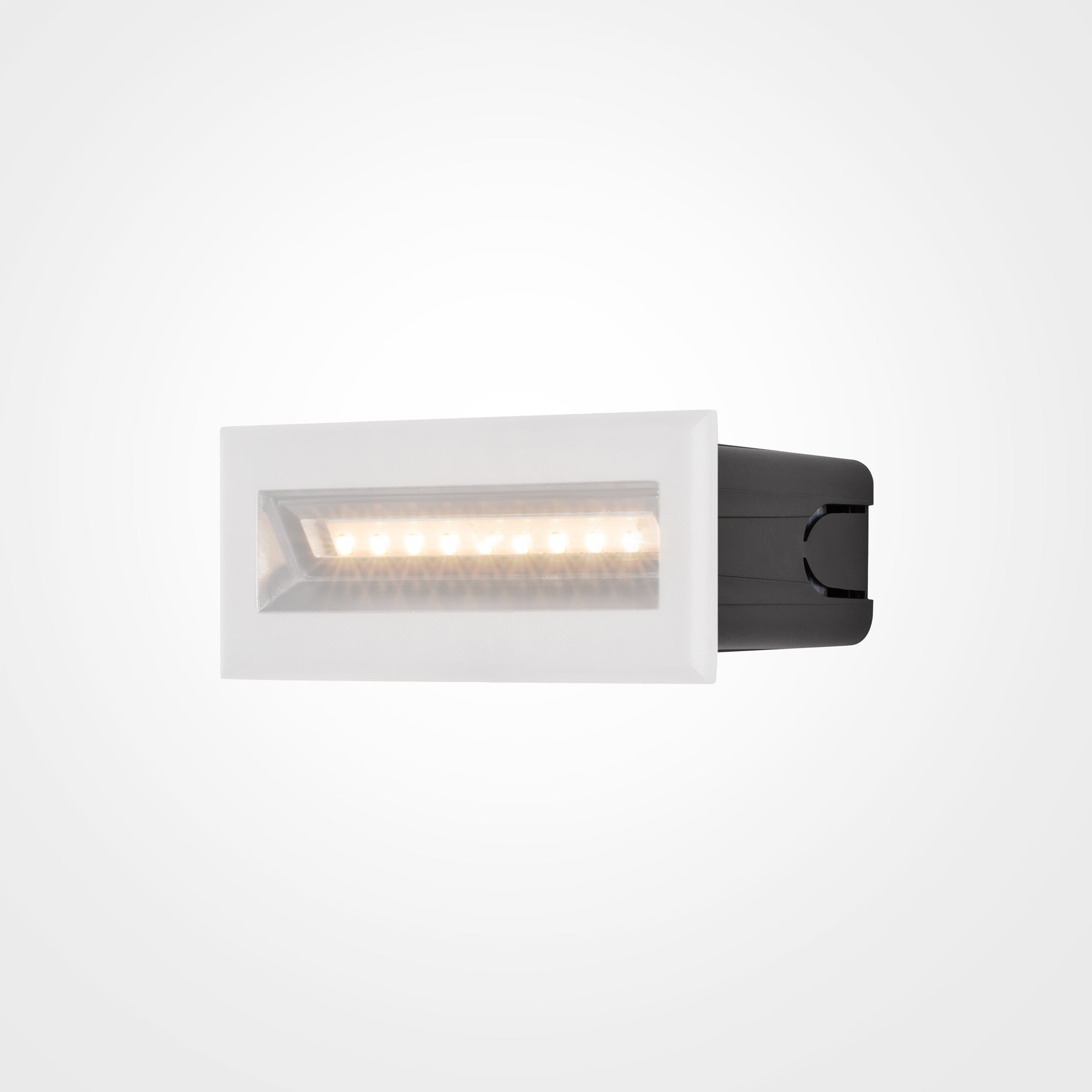 Bosca Recessed Wall Light 3W/5W LED - Black & White Modern Fixture for Bedroom, Hallway & Staircase Lighting