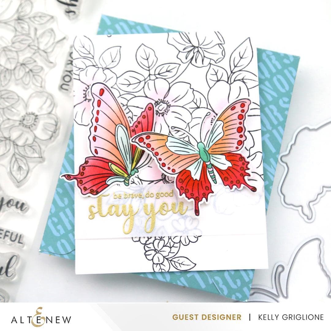Altenew Anniversary Blooms Bundle - Floral Stamps & Dies Set for Card Making, Scrapbooking, and DIY Crafts - Perfect for Wedding Invitations, Greeting Cards, and Home Decor Projects
