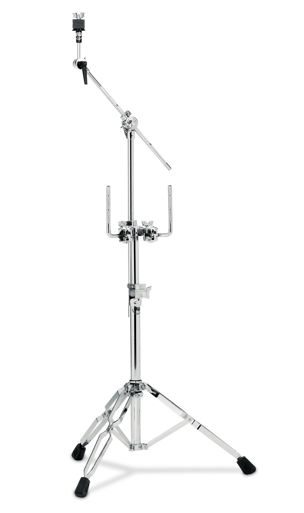 Drum Workshop CP9934 9000 Series Double Tom Stand with 934 Cymbal Boom Arm - Professional Drum Hardware for Live Performances & Studio Recording