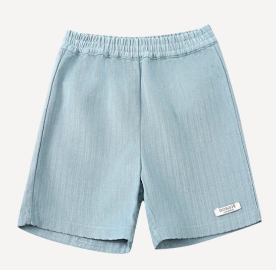 Donsje Cyriel Shorts for Toddlers (2-4 Years) - Soft Cotton Playwear for Boys & Girls - Perfect for Summer Outings, Beach Trips, and Playdates