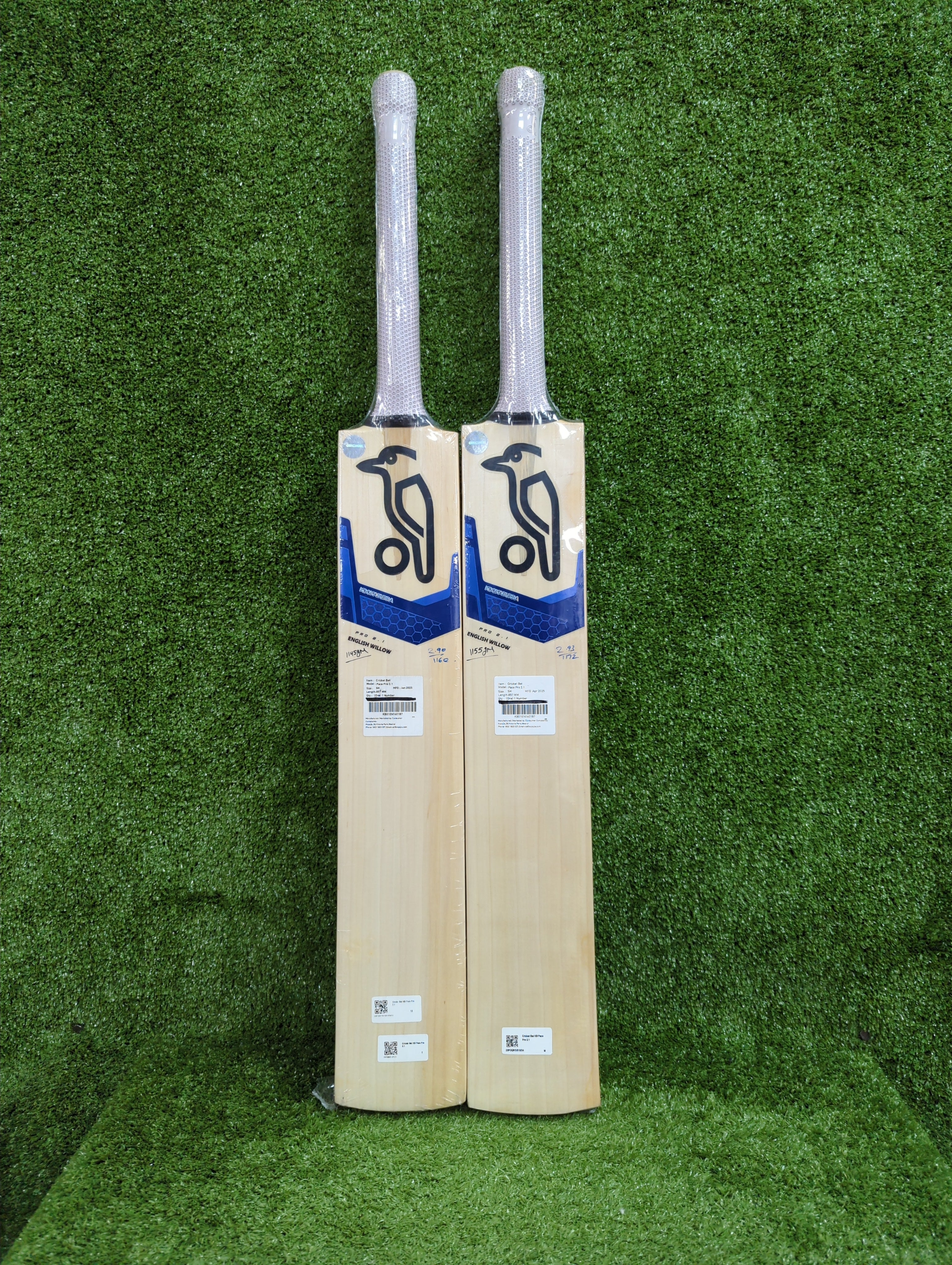 Kookaburra Pace Pro 2.1 English Willow Cricket Bat - Premium Performance Cricket Equipment for Professional Players | Perfect for Matches, Training & Club Games
