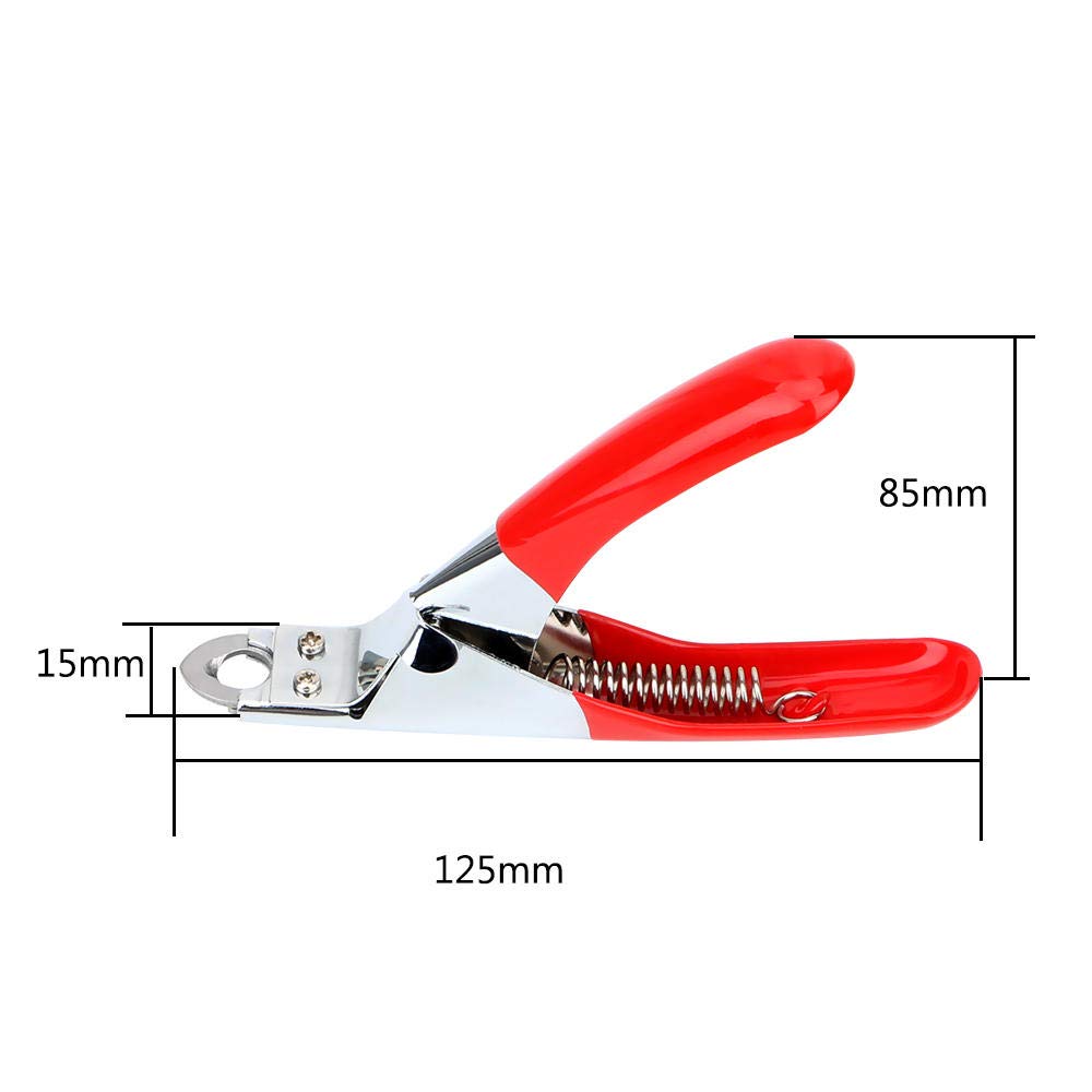 Premium Stainless Steel Pet Nail Clippers - Professional Grooming Trimmer for Cats & Dogs (2-Piece Set, Black) - Safe & Easy Nail Care for Home Grooming