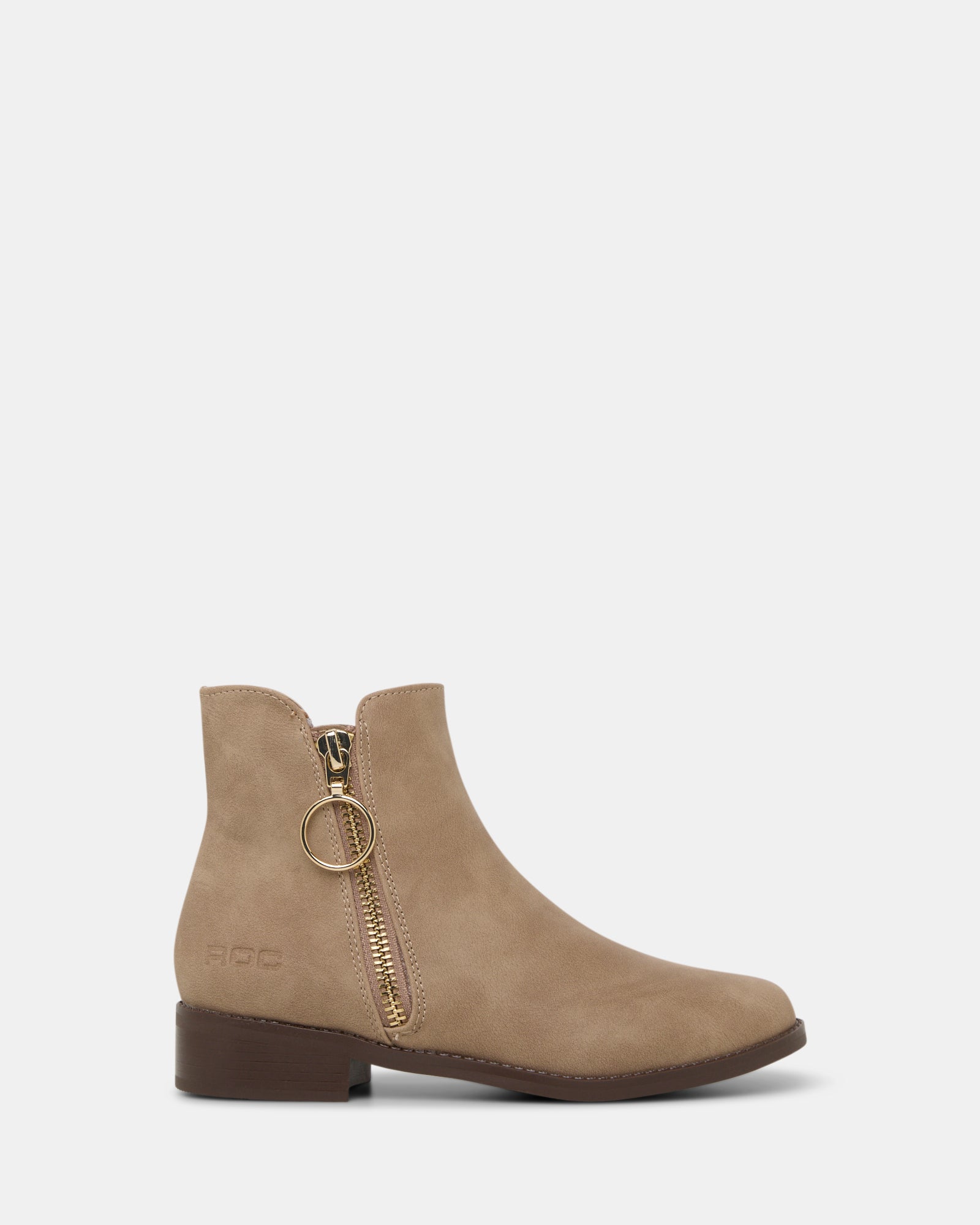 Zaza Boot Fawn Nubuck Women's Ankle Boots - Comfortable & Stylish Casual Shoes for Fall/Winter | Perfect for Office, Dating & Everyday Wear