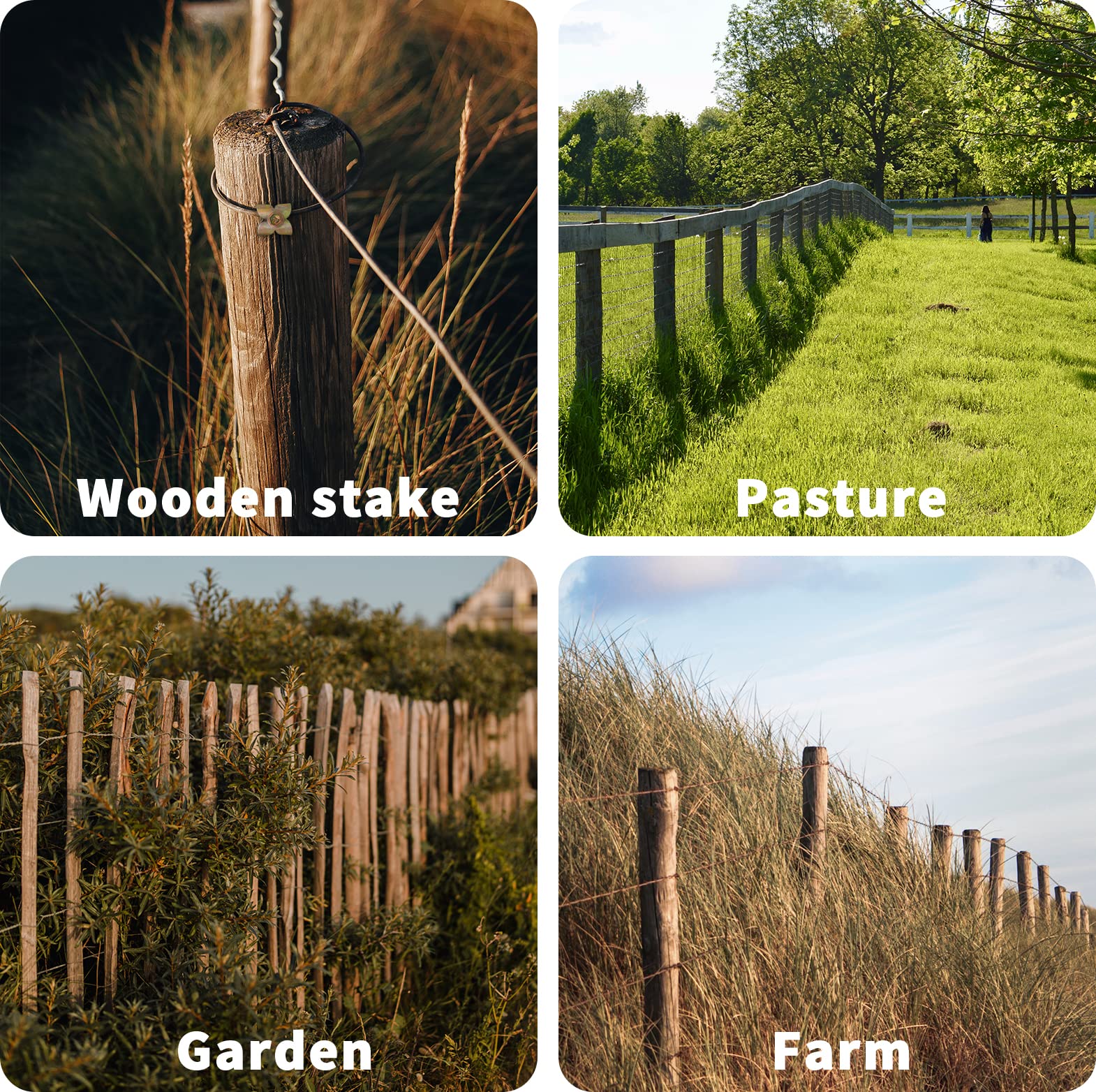 Premium Steel Wire Fencing Staples for Softwoods - Reusable Fence Staple Fasteners with Wire Fixer - Ideal for Wire Mesh & Woven Fencing (Patent Pending) - Perfect for Farm Fencing, Garden Enclosures, and DIY Wood Projects