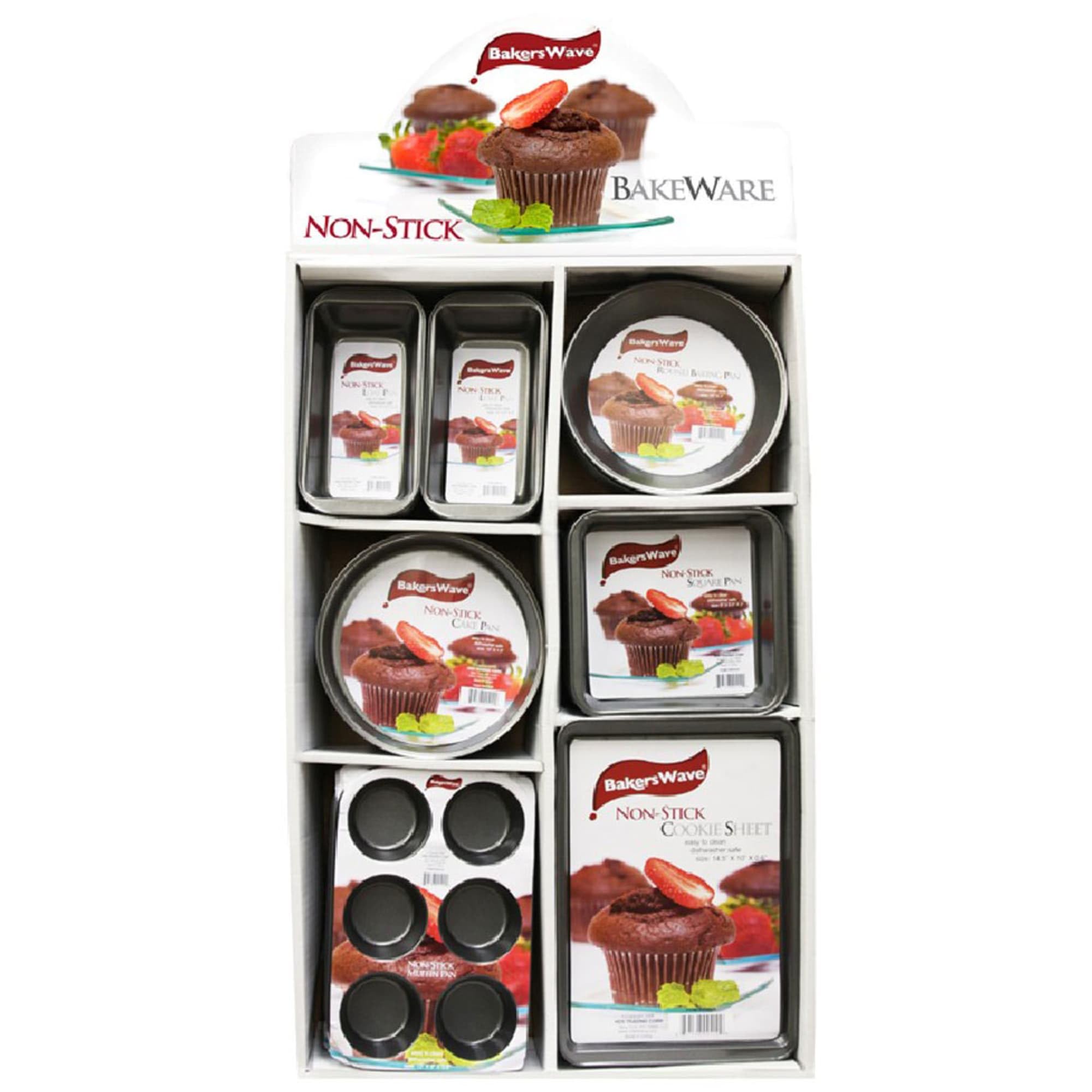 Home Basics 96-Piece Non-Stick Baking Set - Assorted Bakeware for Cakes, Cookies & More | Perfect for Home Bakers & Professional Kitchens
