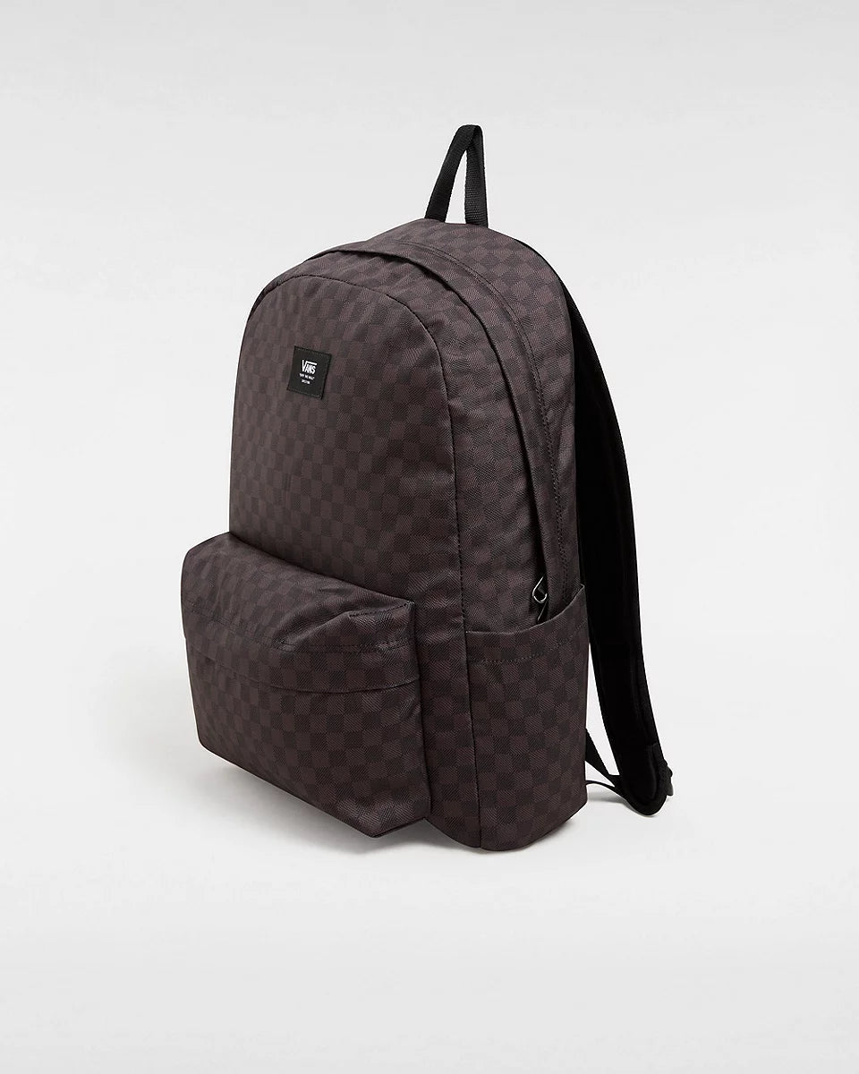 Vans Old Skool Check Black Backpack - Stylish & Durable School & Travel Backpack for Men & Women - Perfect for College, Work & Outdoor Adventures