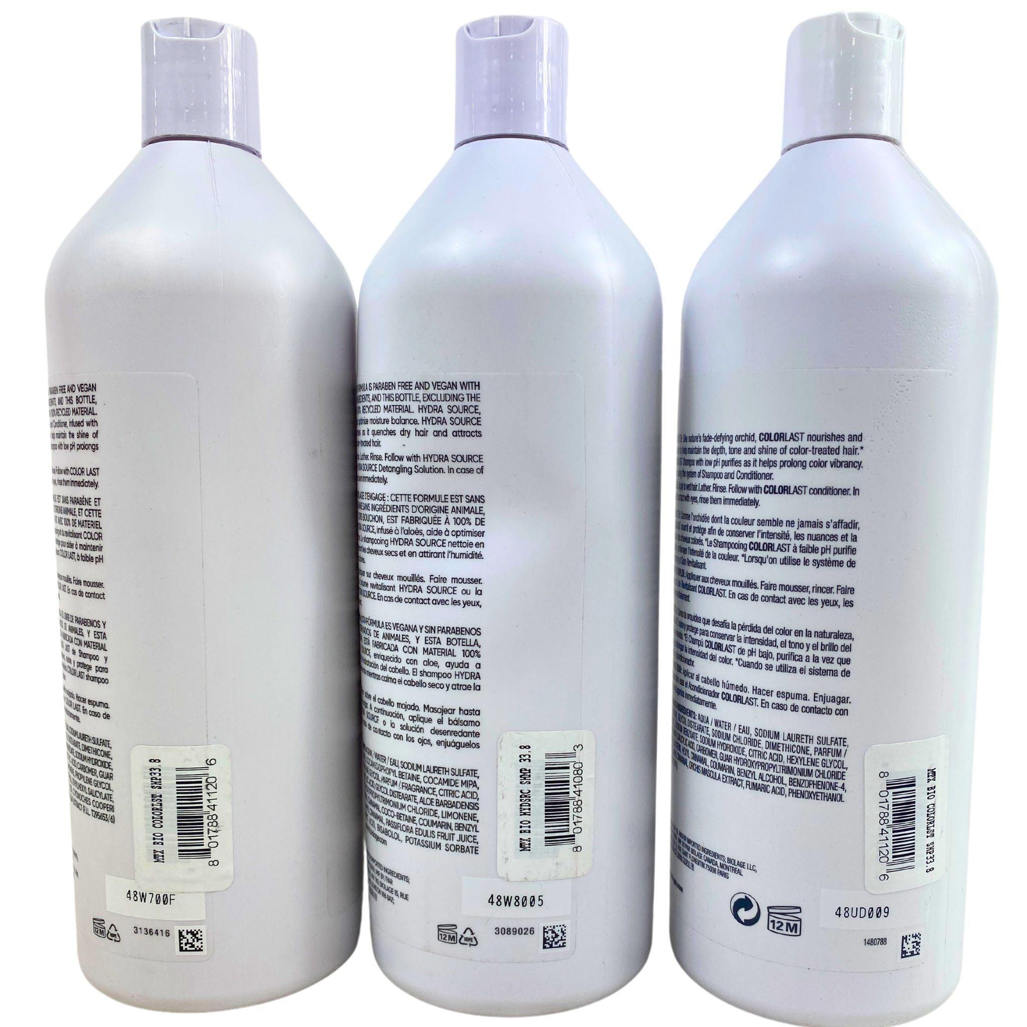 BIOLAGE Assorted Shampoo Variety Pack - 33.8OZ (24-Piece Bulk Set) for Salon Professionals & Hair Care Enthusiasts - Perfect for Salons, Spas, and Home Use
