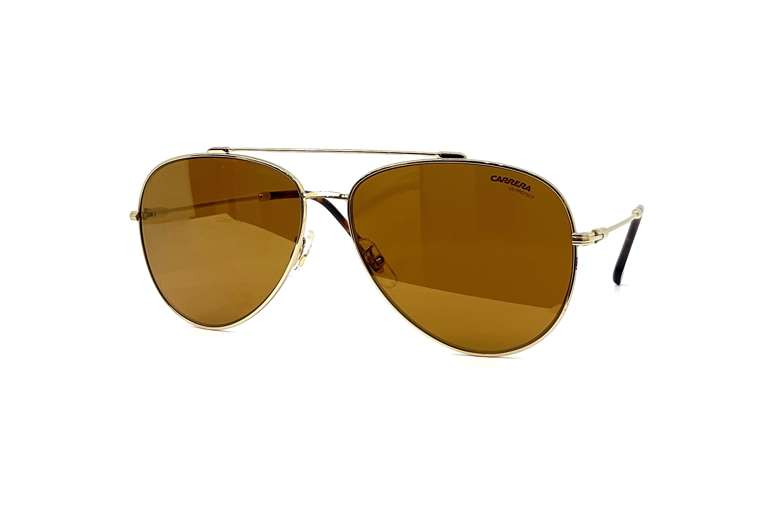 Carrera 183/F/S Gold Sunglasses - Polarized Aviator Sunglasses for Men & Women - UV Protection for Driving, Outdoor & Fashion Use