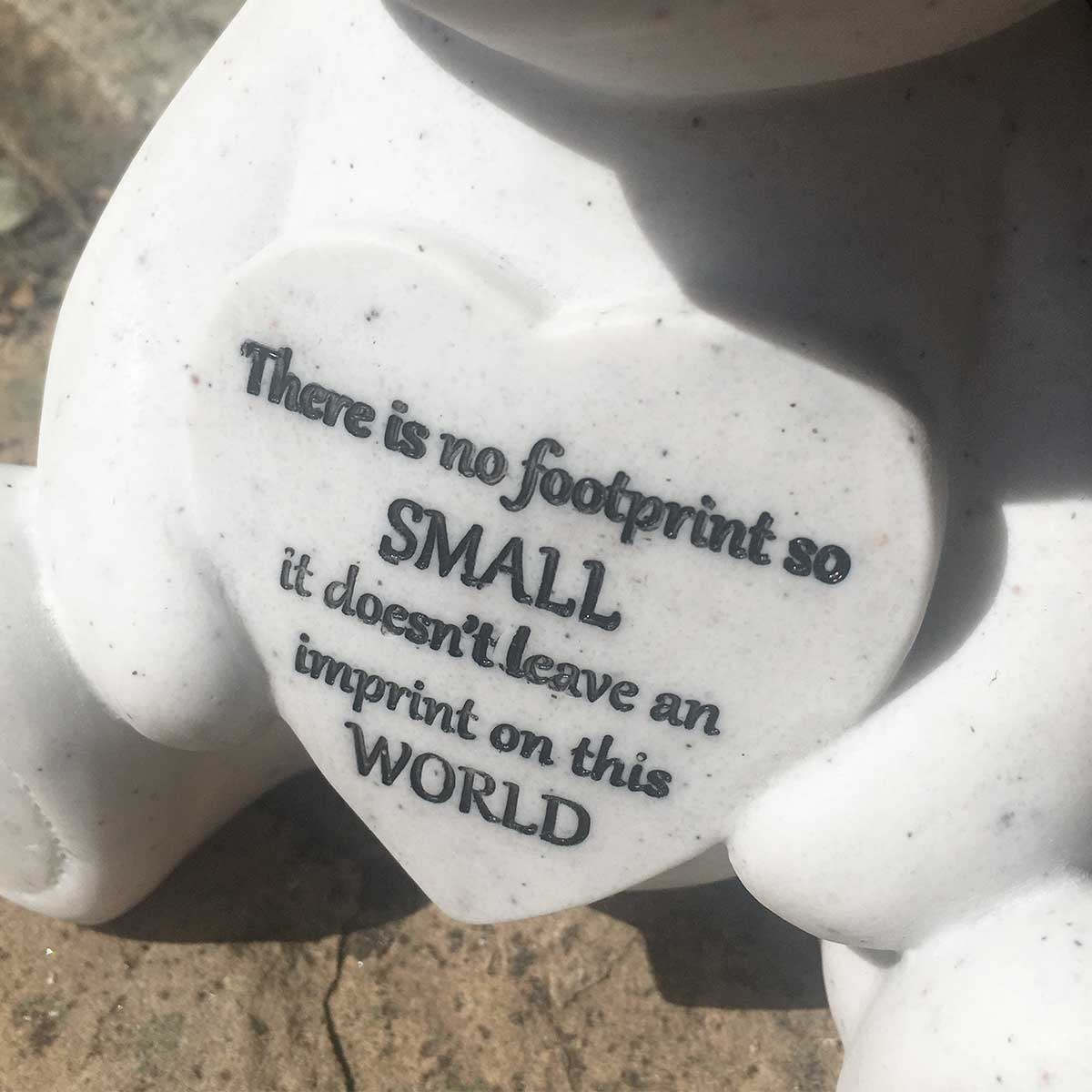 Graveside Memorial Teddy Bear with Heart - Comforting Sympathy Gift for Loss of Loved One | Funeral, Cemetery, & Bereavement Keepsake
