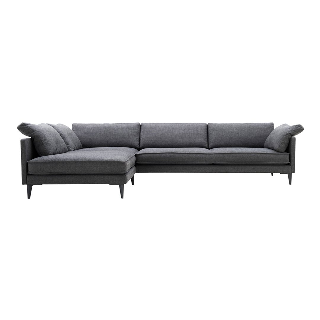 Erik Jørgensen EJ295 Modern Sofa with Chaise Lounge, 106.3