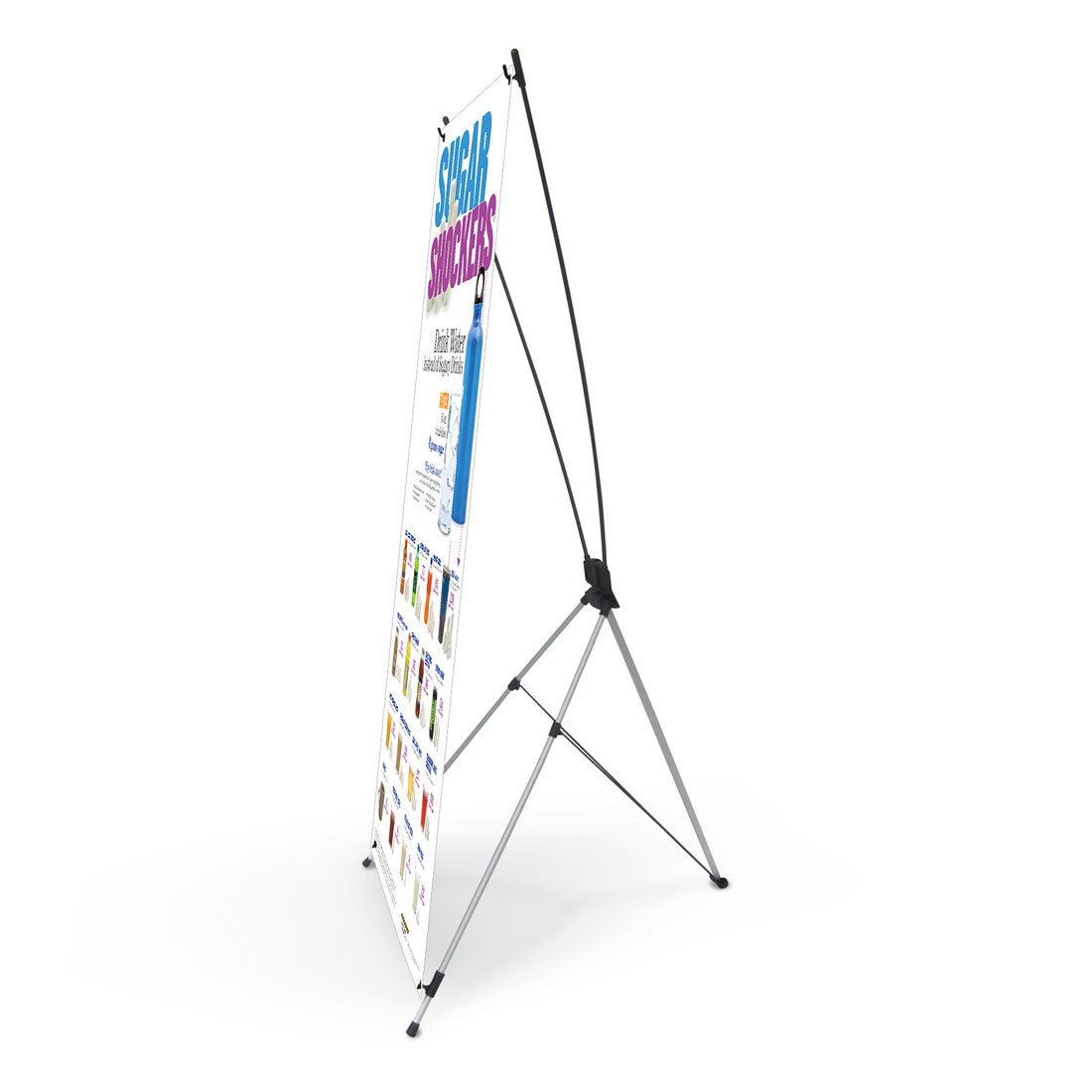 Sugar Shockers Vinyl Banner with Stand | 24