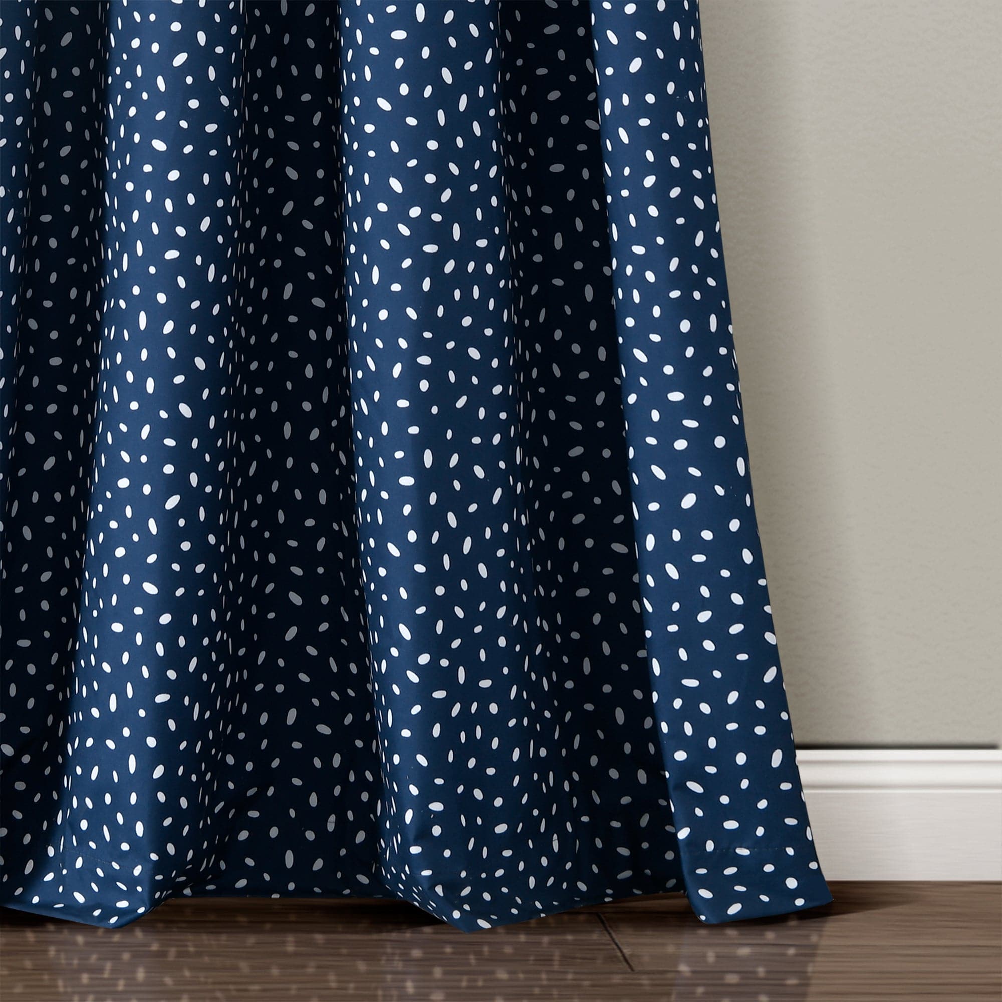 Blackout Window Curtains for Bedroom - Pixie Fox Geo Pattern Thermal Insulated Drapes for Living Room, Nursery & Home Decor