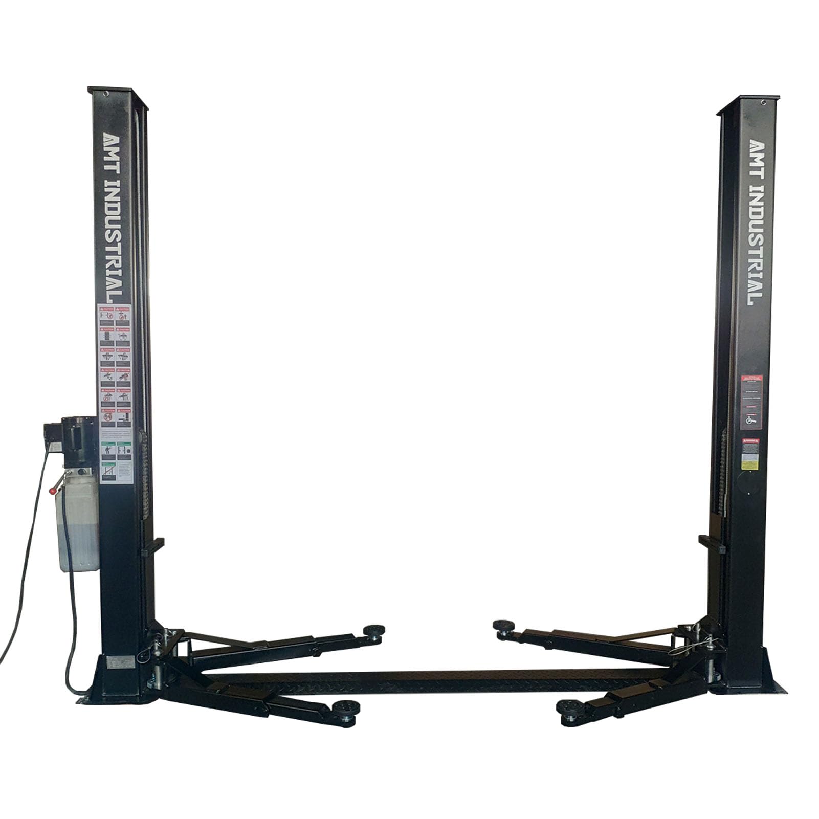 9000 LBS Two Post Car Lift - Heavy Duty Hydraulic Vehicle Lift for Auto Repair Shops & Home Garages - 110V Power Unit with Floor Plate - Perfect for Trucks, SUVs & Sedans - Professional Automotive Hoist System for Safe Vehicle Maintenance