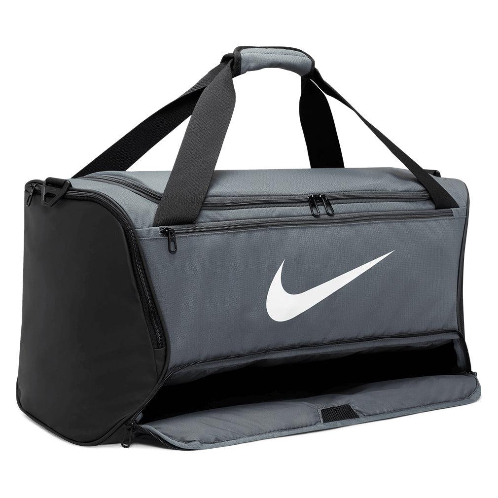 Brasilia 9.5 Training Duffel Bag 60L Medium - Waterproof Gym Bag for Men & Women, Durable Sports Duffel with Shoulder Strap - Perfect for Gym, Travel, Workout & Sports Gear Storage (Iron Grey/Black)