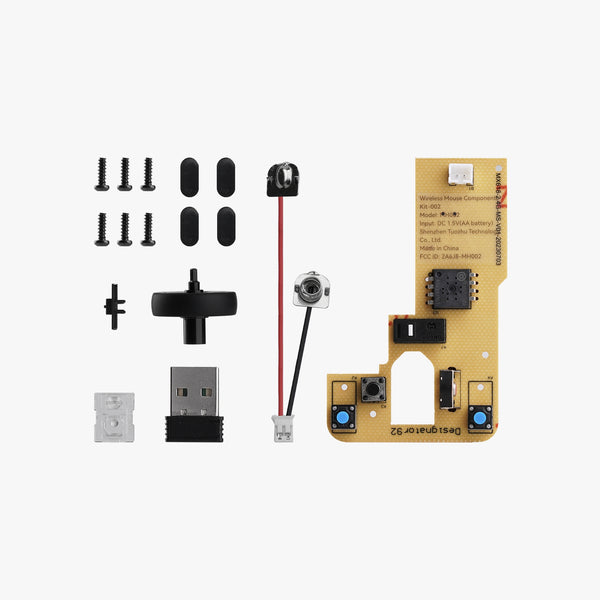 Bambu Lab Wireless Mouse Components Kit 002 - DIY Repair Parts for Computer Mouse | Perfect for Home Office, Gaming & Tech Enthusiasts