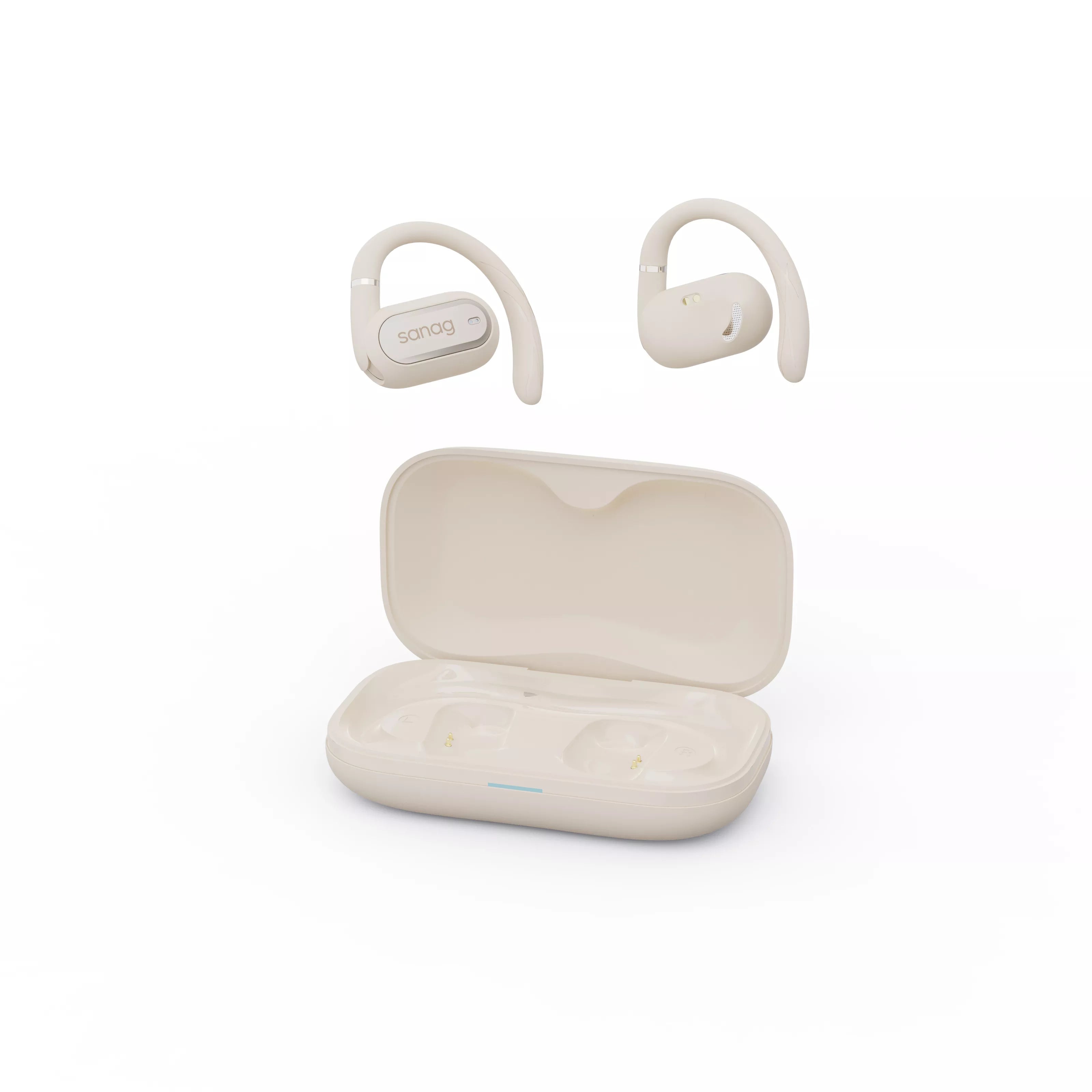 Sanag G36S Wireless Bluetooth Headphones with Ear Hook - Open Ear Air Conduction Sport Headset for Running, Cycling & Workout - Sweatproof Lightweight Comfortable Design