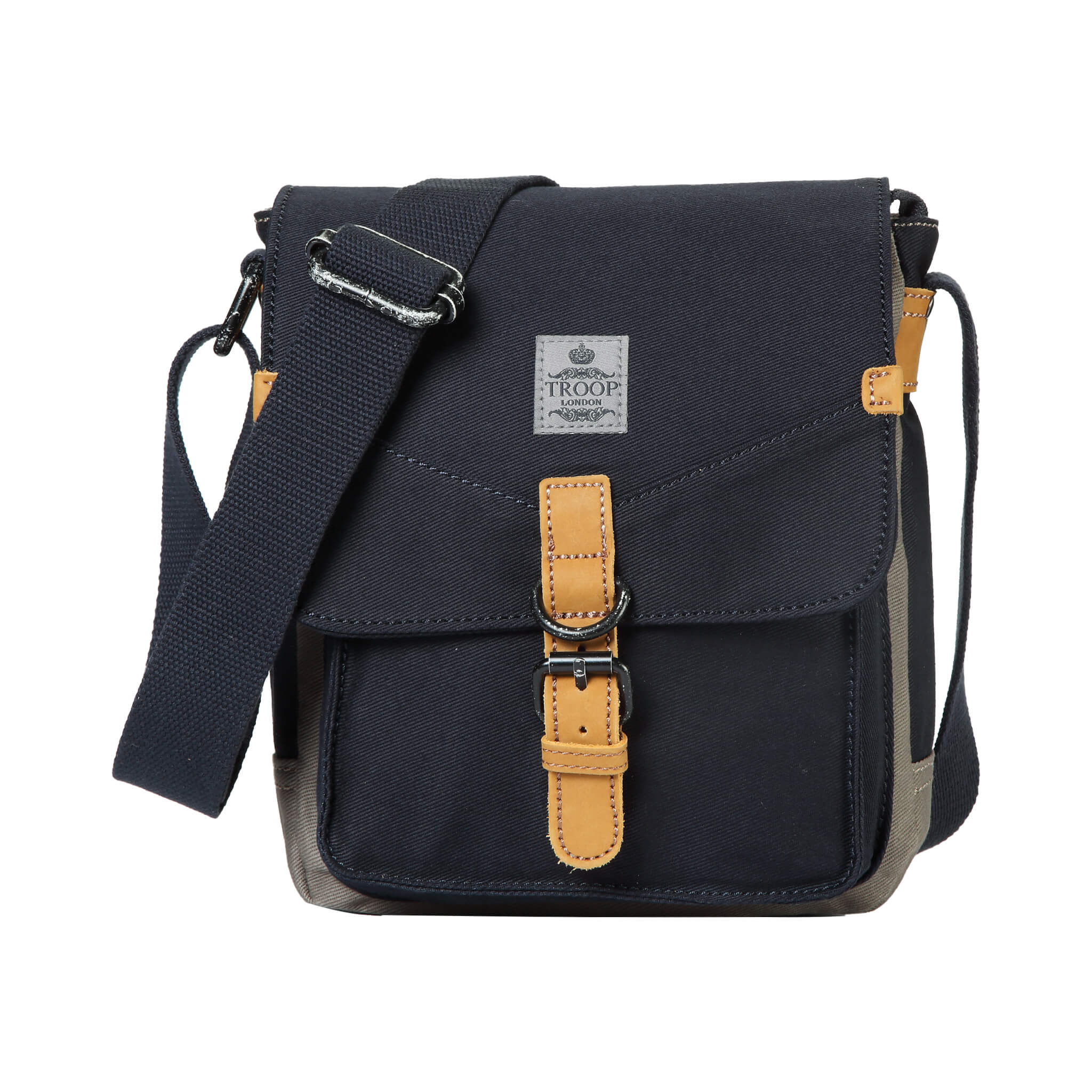 TL 367 Troop London Heritage Crossbody Bag - Vintage Style Leather Messenger Bag for Men & Women - Perfect for Travel, Work & Everyday Use