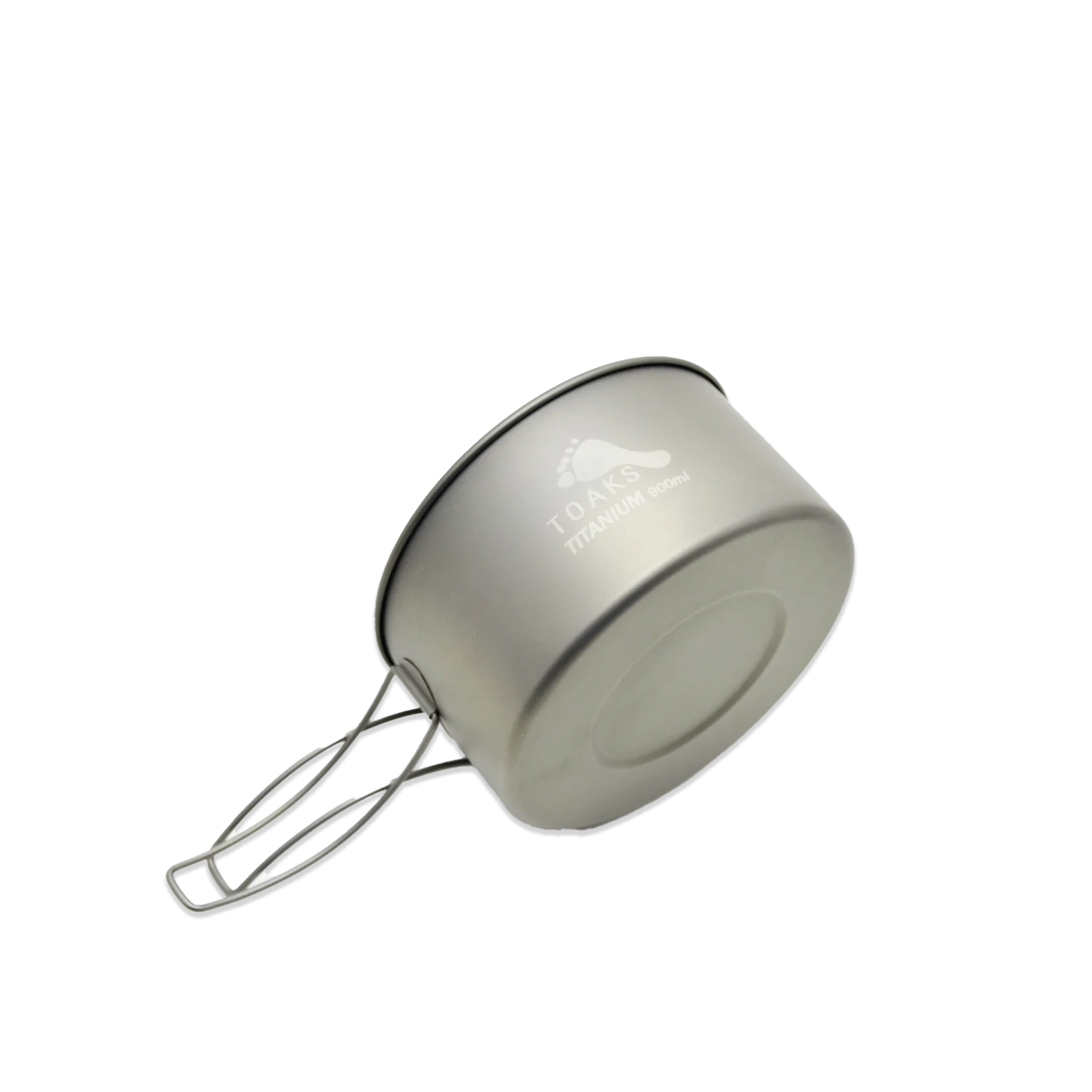 Toaks 900ml Wide D130 Titanium Pot with Lid - Ultralight Camping Cookware for Backpacking, Hiking & Outdoor Adventures