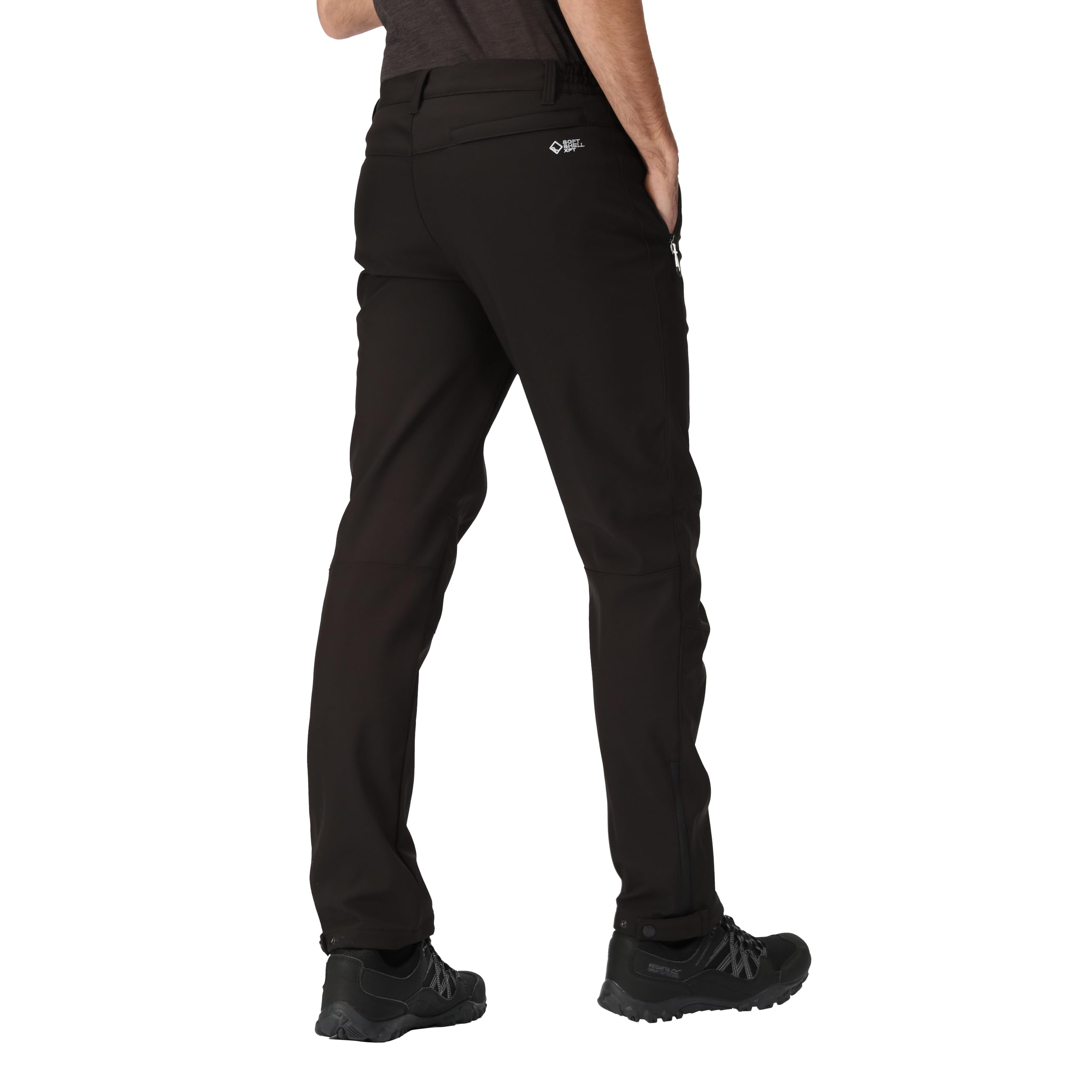 Regatta Geo II Men's Waterproof Softshell Trousers - Windproof Winter Hiking Pants for Outdoor Activities & Camping