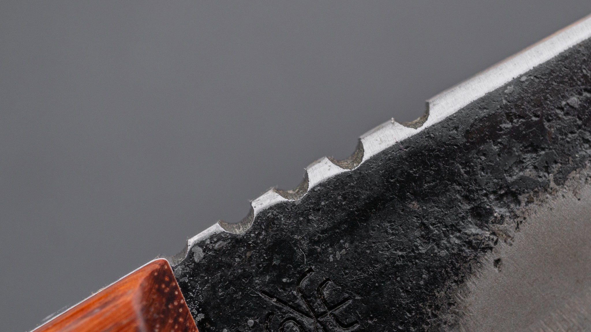 Fukuta Blue #2 Hunting Knife - 70mm Fixed Blade with Rosewood Handle - Perfect for Outdoor Camping, Hunting, and Survival Gear