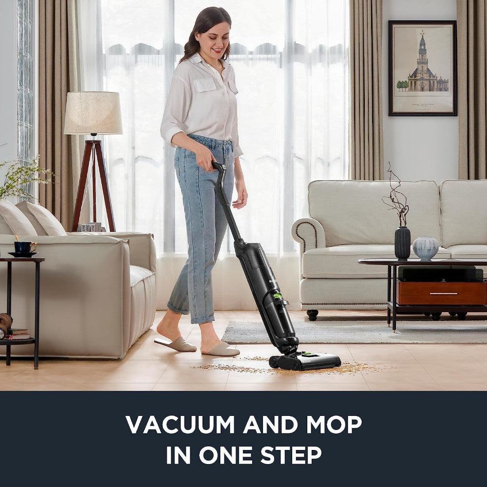 EUREKA NEW400 Cordless Wet Dry Vacuum Cleaner & Mop Combo - Reconditioned with Home Essentials Warranty | Perfect for Hardwood Floors, Tile & Carpet Cleaning