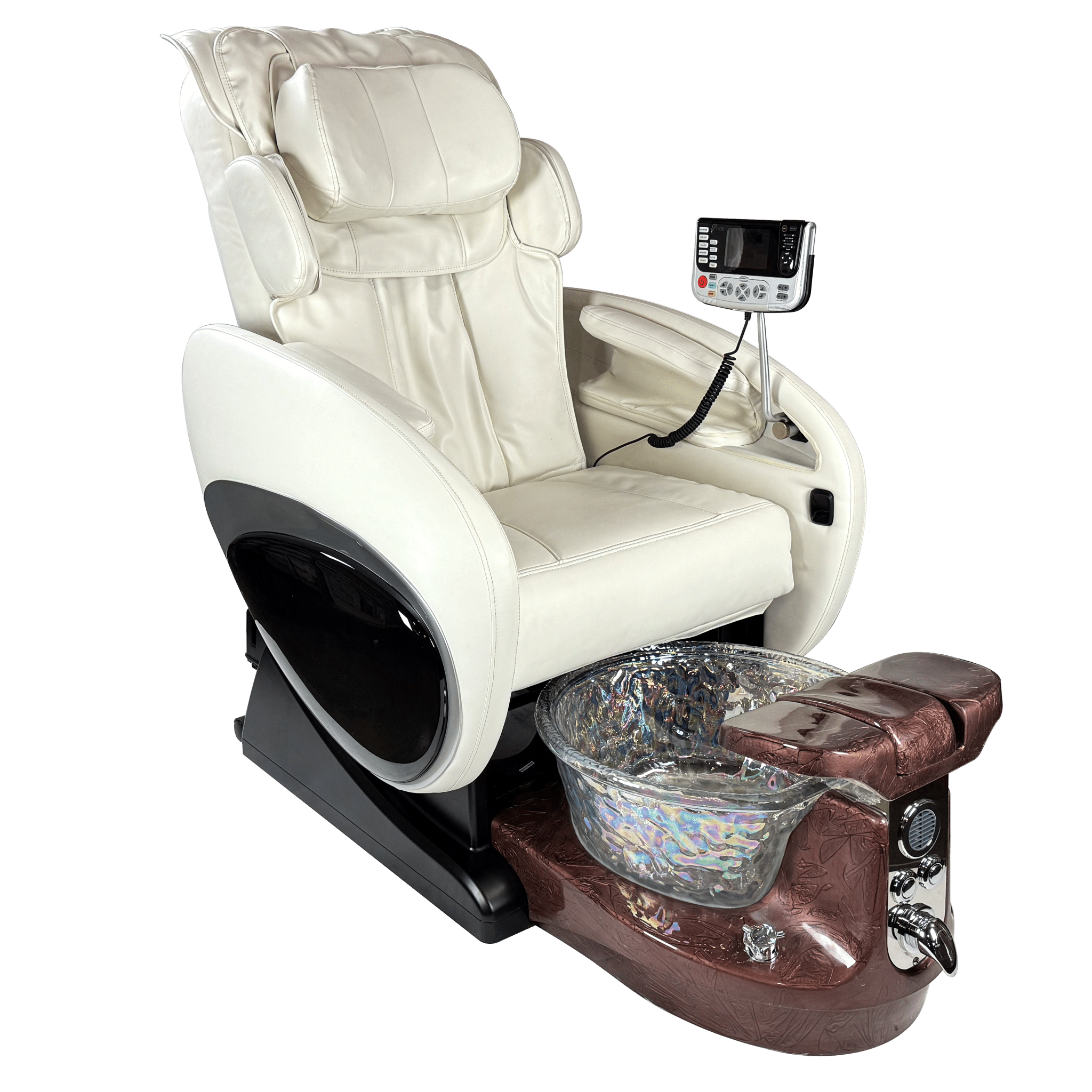 Fiori 8000 Professional Pedicure Spa Foot Bath - Electric Foot Soaker with Bubbles & Heat for At-Home Nail Care & Relaxation - Perfect for Salon, Spa & Home Use