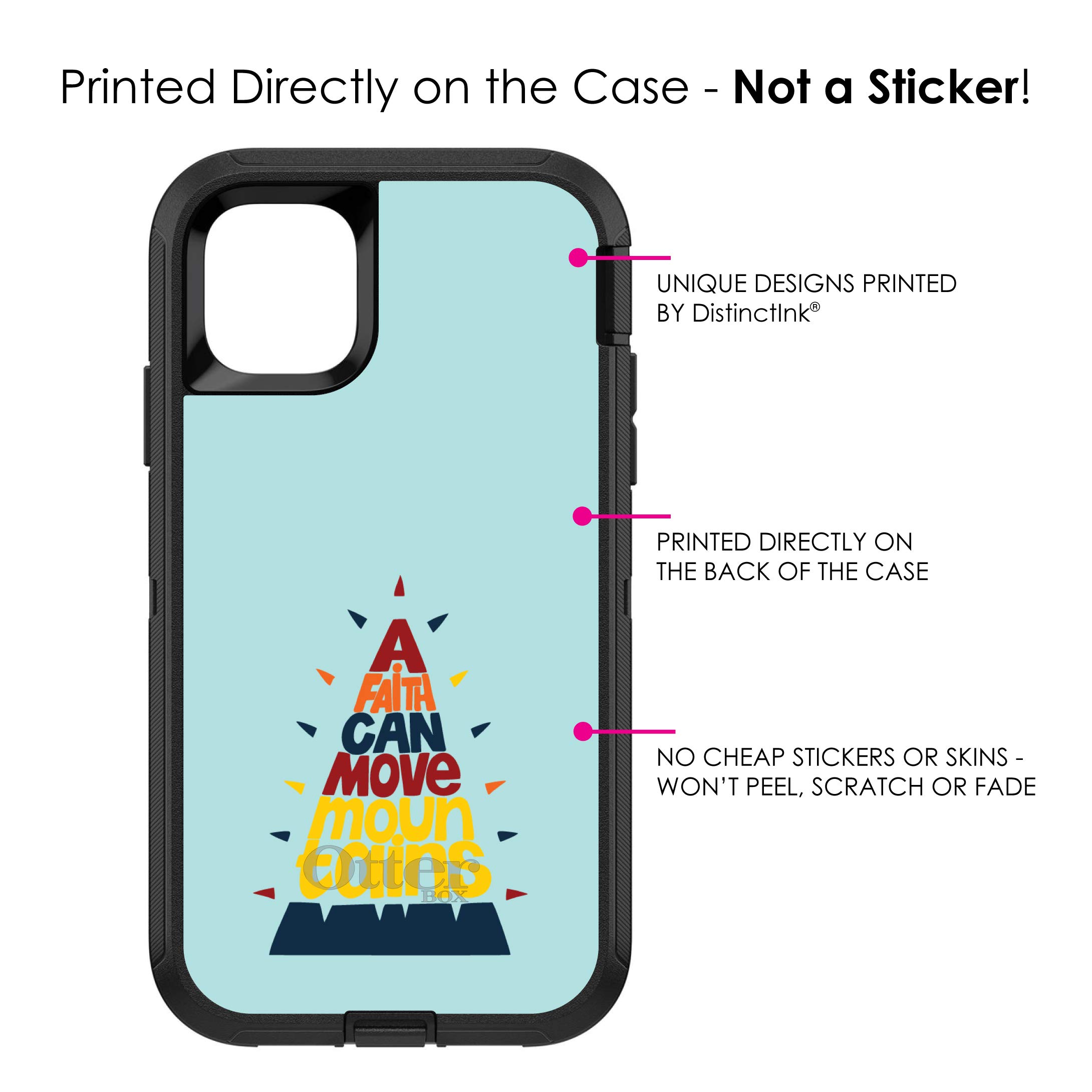 DistinctInk iPhone 11 Pro MAX Case (6.5 Inch) - Durable Black Protective Cover Compatible with OtterBox Defender Series - Perfect for Outdoor Activities, Work & Daily Use