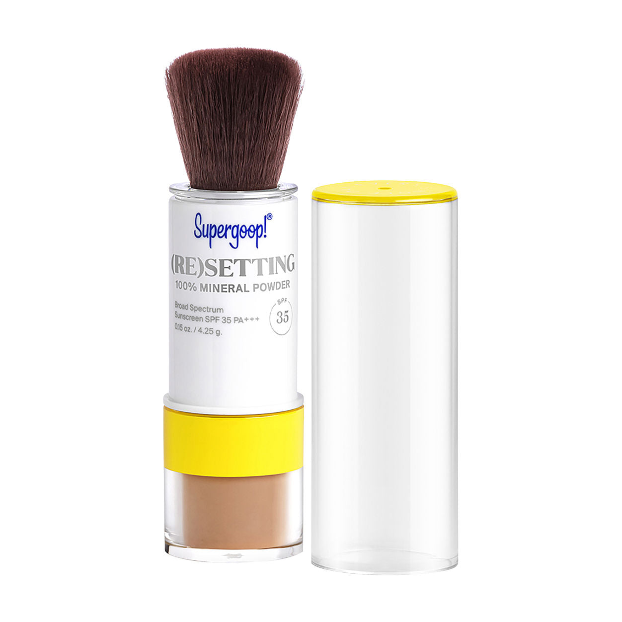 100% Mineral Powder SPF 35 Sunscreen - Natural & Non-Toxic Face Sun Protection for Daily Use | Perfect for Outdoor Activities & Sensitive Skin