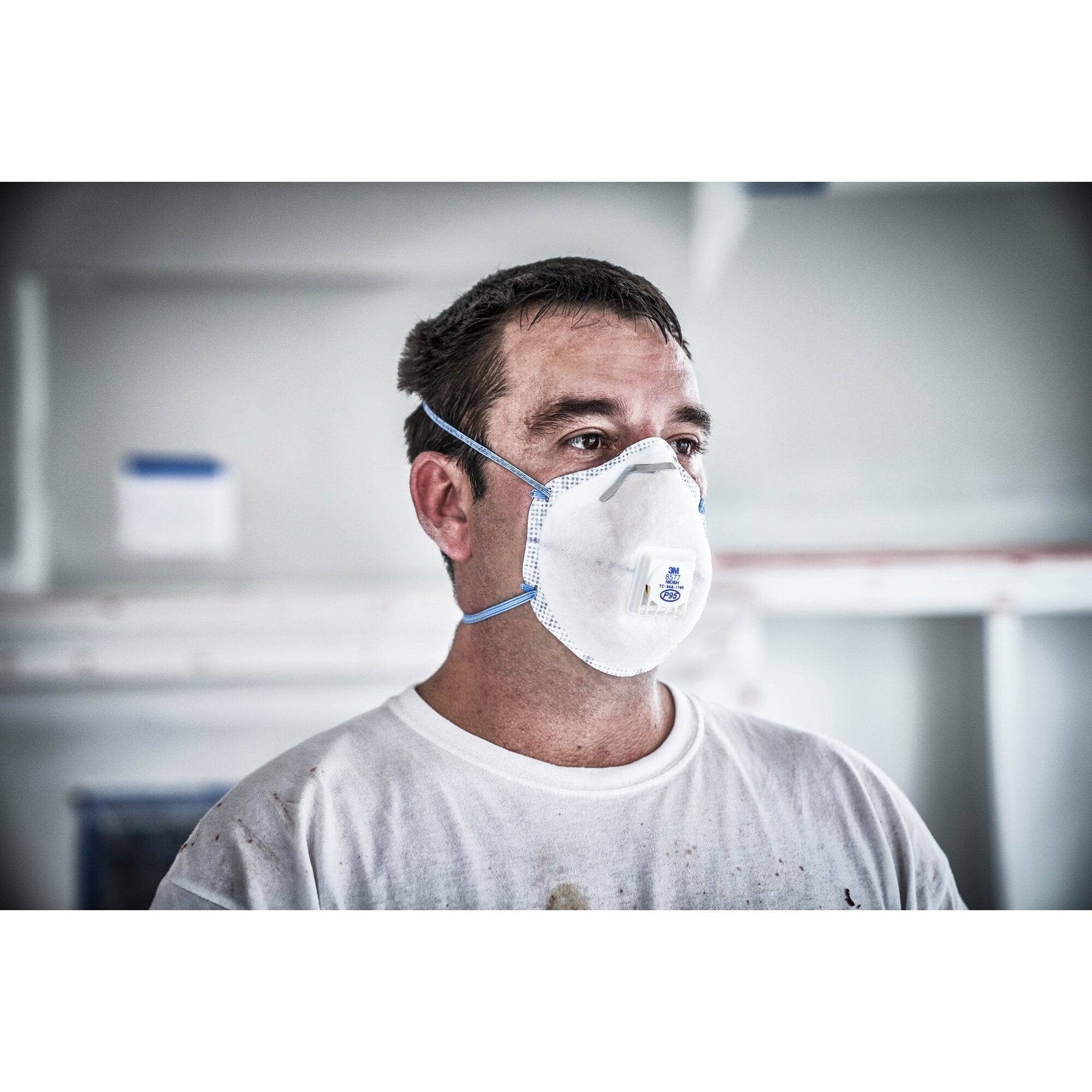 3M Chemical Odor Valved Respirator 8577C2 DC PS - 2-Pack for Paint Fumes, Solvents & Industrial Work Safety