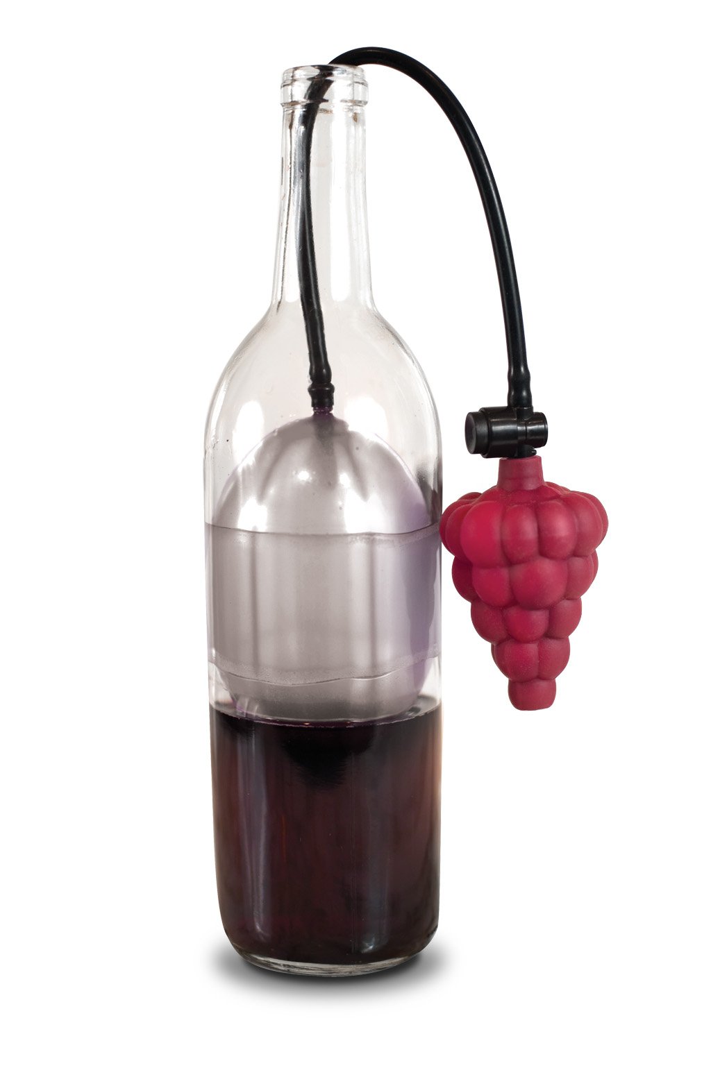 Premium Wine Preserver Stopper (Burgundy) - Reusable Wine Saver for Red & White Wines - Airtight Vacuum Sealer - As Seen on Shark Tank - Perfect for Home Bars, Restaurants & Wine Tasting Parties