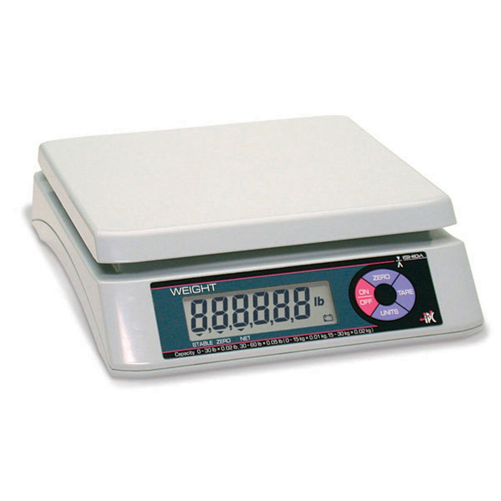 Rice Lake Ishida iPC Portable Bench Scale - 30 lb Capacity (75457) | Accurate Digital Weighing for Shipping, Packaging & Retail | Perfect for Small Businesses & Home Use