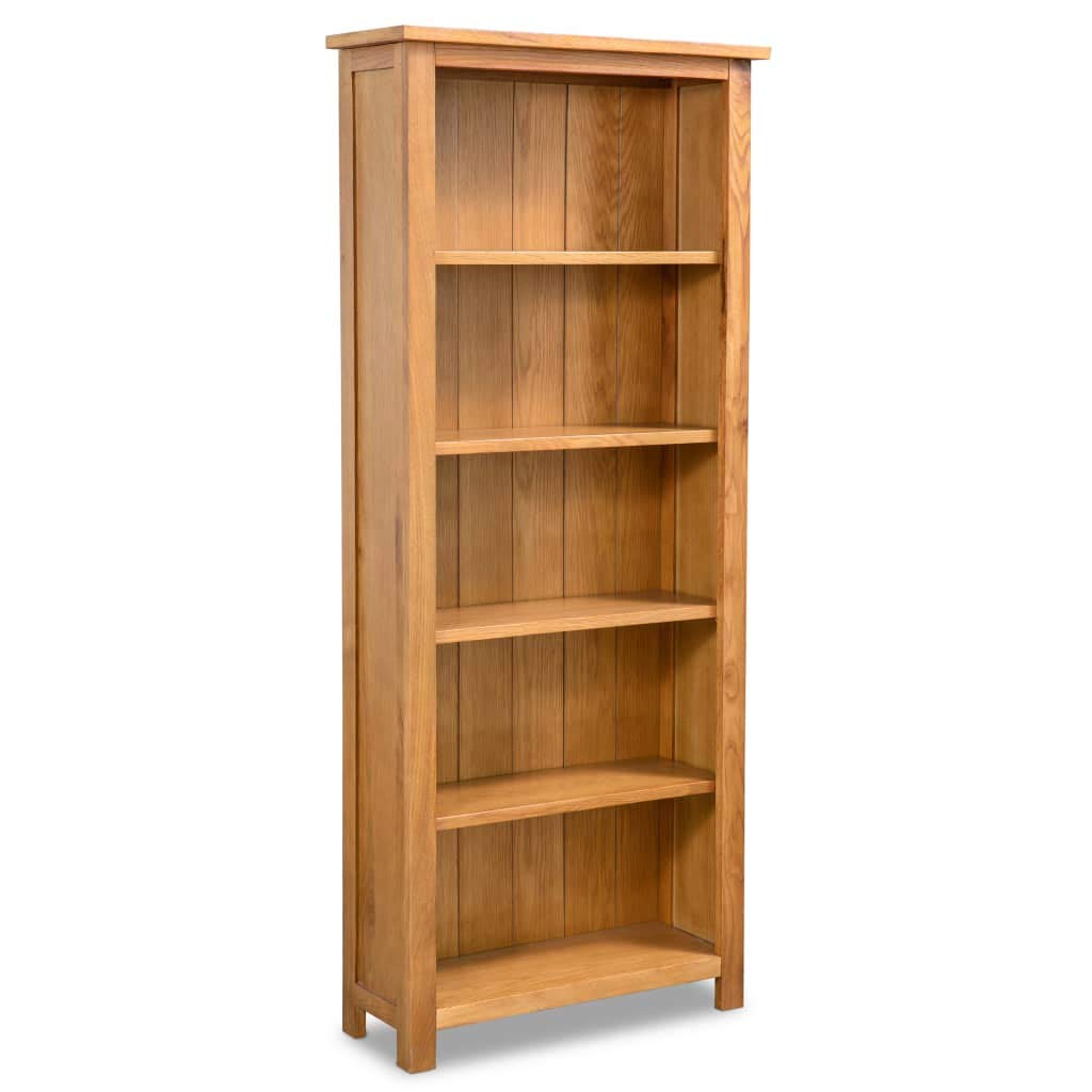 TOPINCN Rustic Wooden Bookcase - 5-Tier Durable Shelf Organizer for Books, Photo Frames & Home Decor | Perfect for Living Room, Bedroom & Office Storage