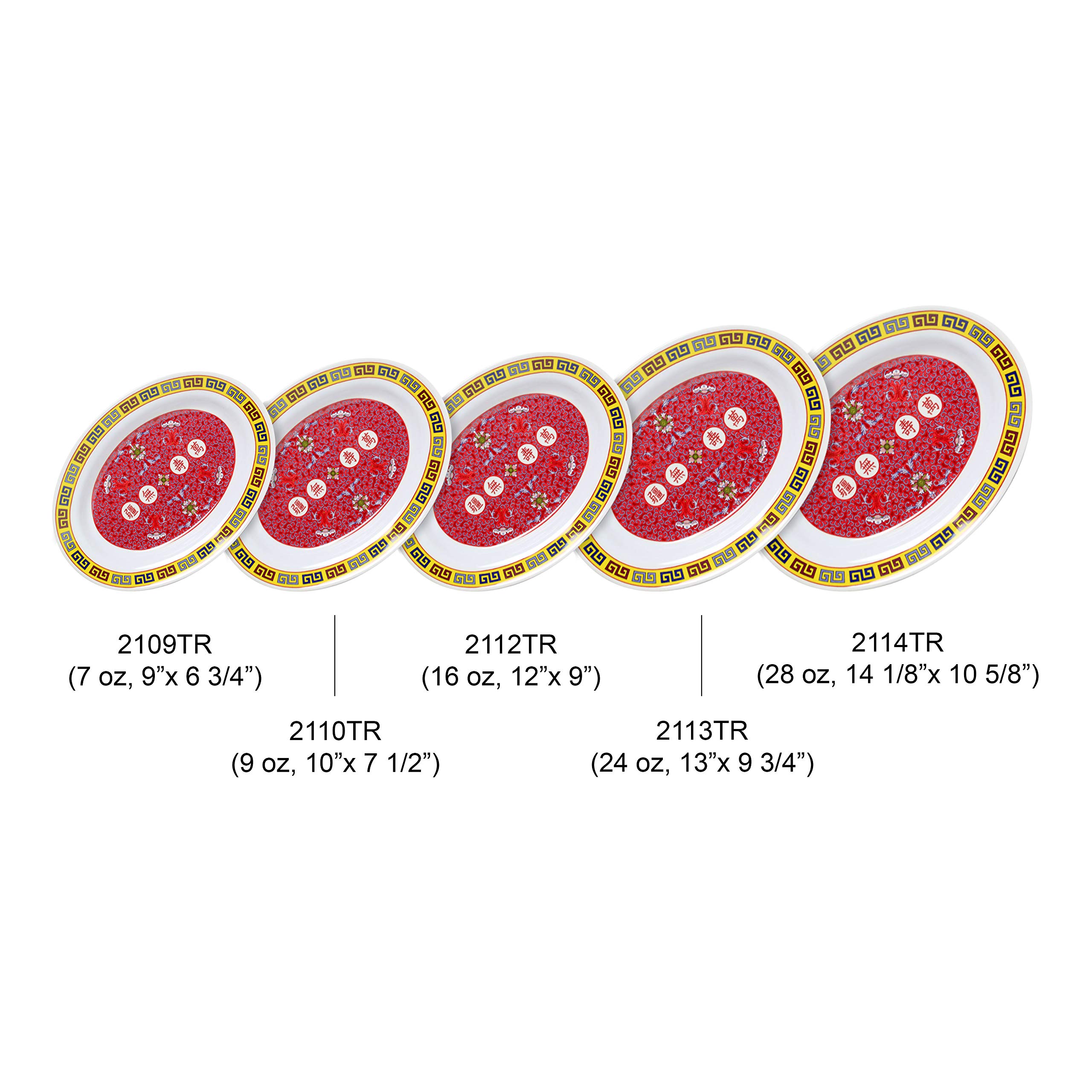 Premium 16 oz Melamine Dinnerware Set - Durable 12