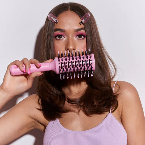 Mermade Hair Maxi Round Brush for Blowouts & Styling - Professional Salon Quality Volumizing Hair Brush for Smooth, Shiny & Frizz-Free Hair - Perfect for Home & Salon Use
