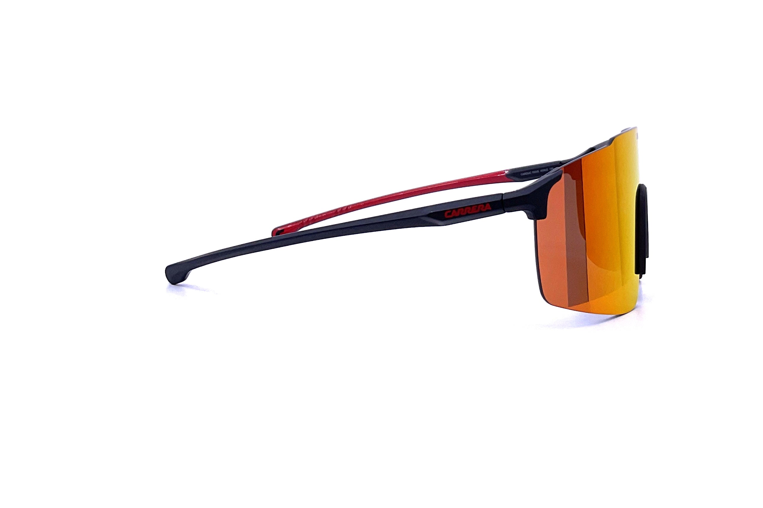 Ducati Carrera Carduc 033/S Rimless Shield Sunglasses - Matte Black | Polarized UV Protection | Motorcycle Riding, Driving & Outdoor Sports