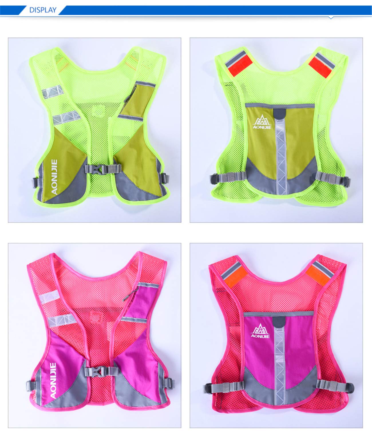 AONIJIE Lightweight Hydration Backpack for Hiking, Running, Cycling & Outdoor Sports - Breathable Vest Design for Men - Perfect for Marathon, Climbing & Adventure Activities