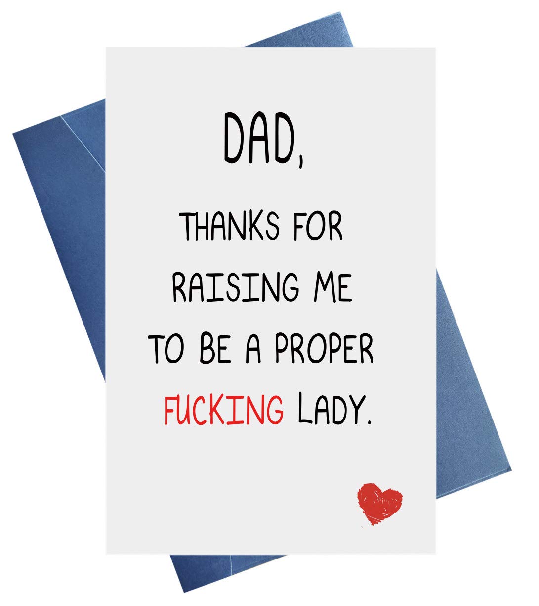 Funny Father's Day Card from Daughter - Birthday & Anniversary Card for Dad - Humorous Daddy Greeting Card - Perfect for Father's Day, Birthdays & Special Occasions