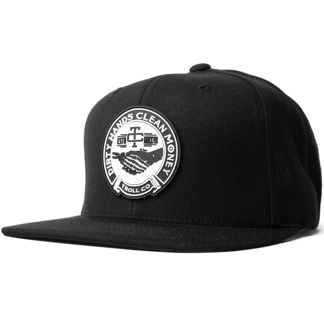 Troll Co DHCM Haggler Snapback Hat - Adjustable Dad Hat for Men & Women - Perfect for Streetwear, Hip Hop Fashion & Outdoor Activities