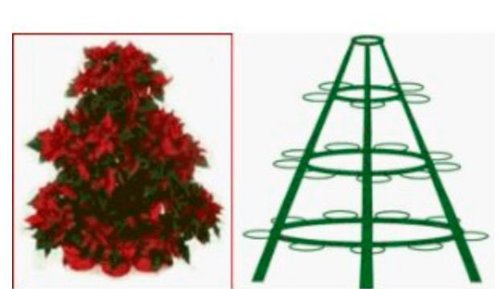 3.5 ft Full Round Tree Rack 071FB - Heavy Duty Metal Christmas Tree Stand for Large Holiday Trees | Perfect for Living Room, Church, and Office Decorations