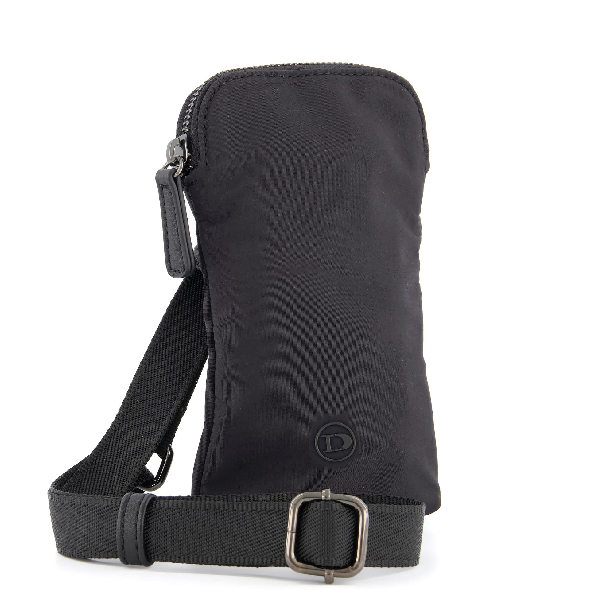 Dune Oki Phone Pouch for iPhone & Android - Slim & Stylish Crossbody Bag (Black) - Perfect for Travel, Concerts, and Everyday Use