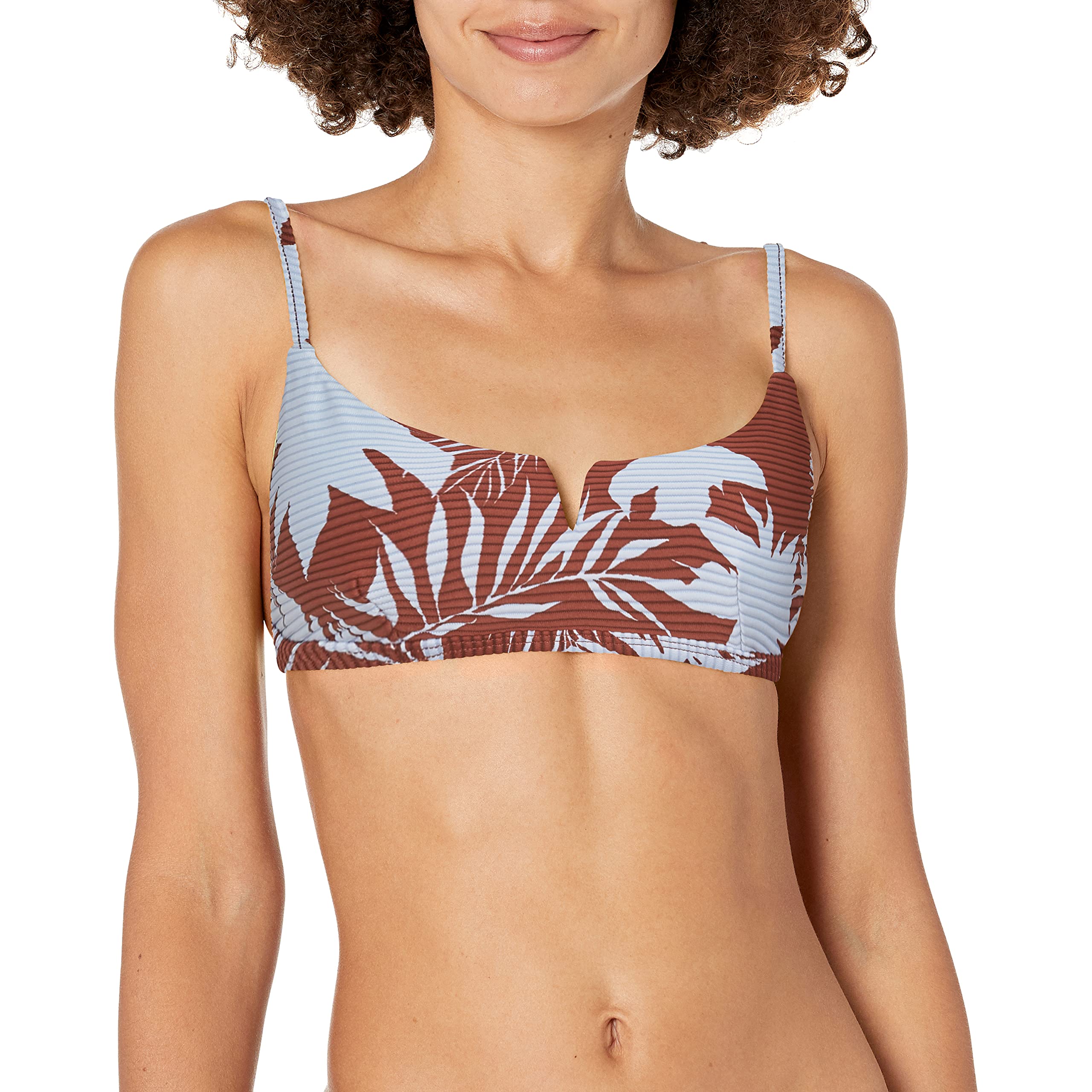 Seafolly Women's V Wire Bralette Bikini Top - Comfortable Swimwear for Beach, Pool & Summer Vacations