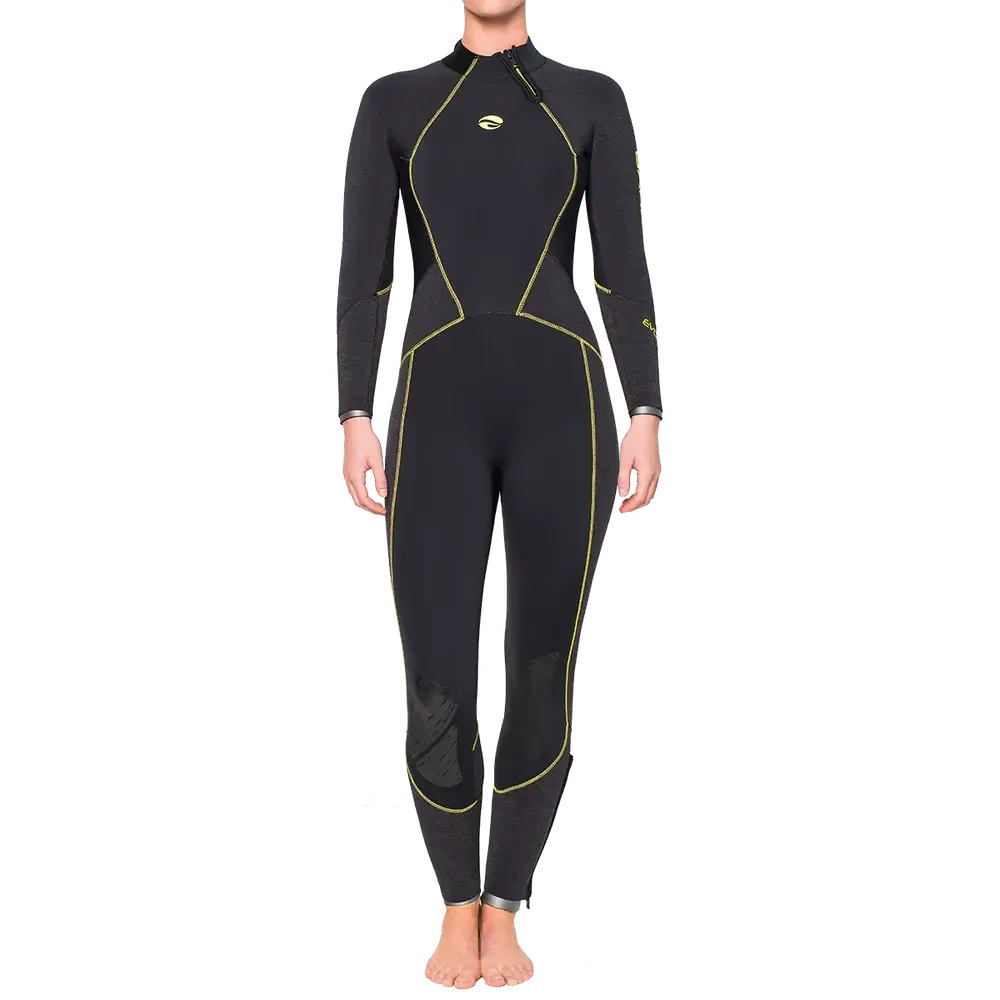 Open Box Bare 5mm Evoke Full Wetsuit for Women - Perfect for Surfing, Diving & Water Sports