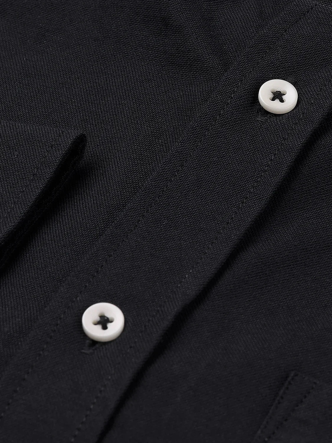 Premium Black Oxford Shirt for Men - Classic Button Down Dress Shirt for Business & Casual Wear - Office, Date Night & Formal Events