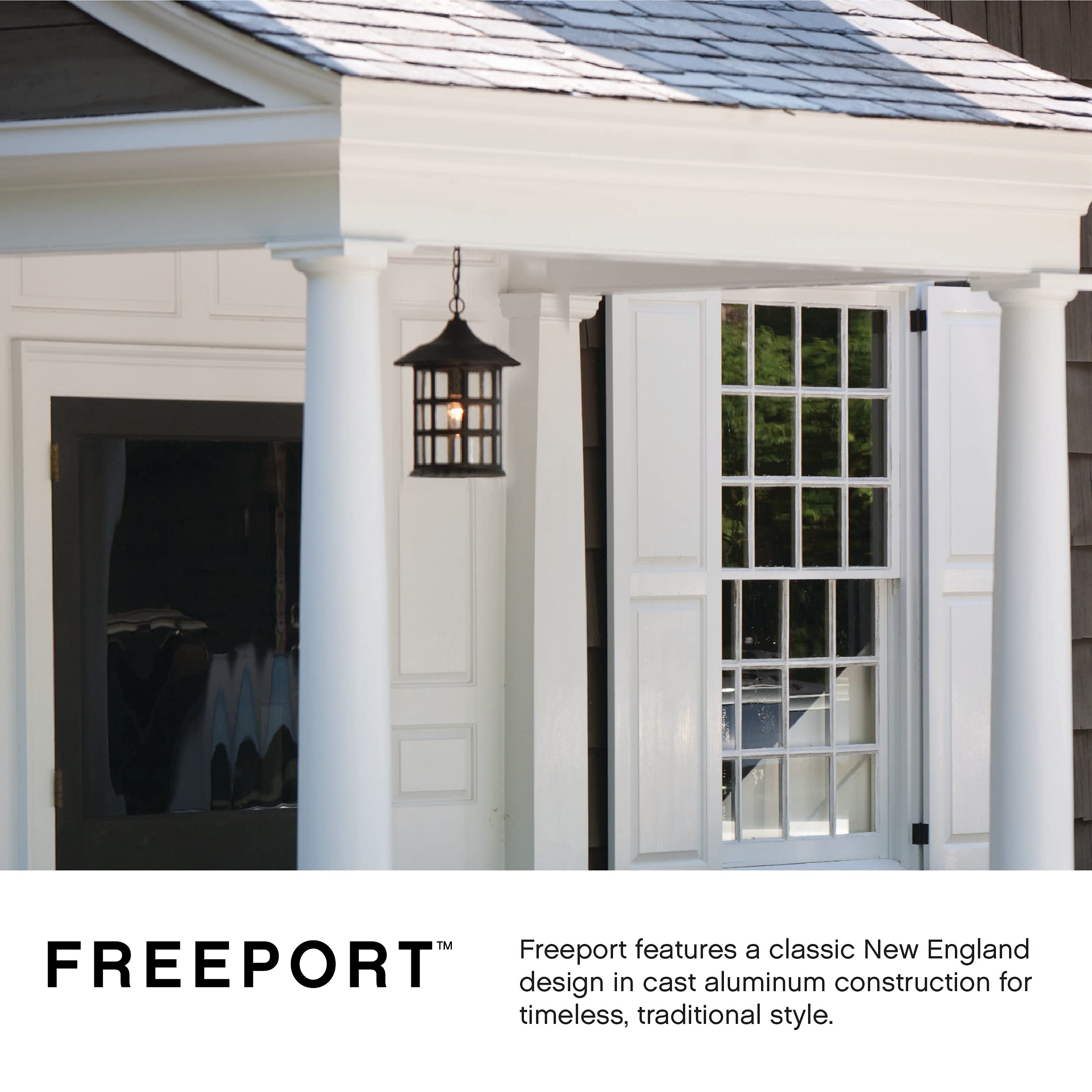 Hinkley Freeport 1800OZ Small Outdoor Wall Mount Lantern - New England Style Cast Aluminum Fixture with Clear Seedy Glass in Oil Rubbed Bronze - Perfect for Porch, Patio, Garden & Entryway Lighting